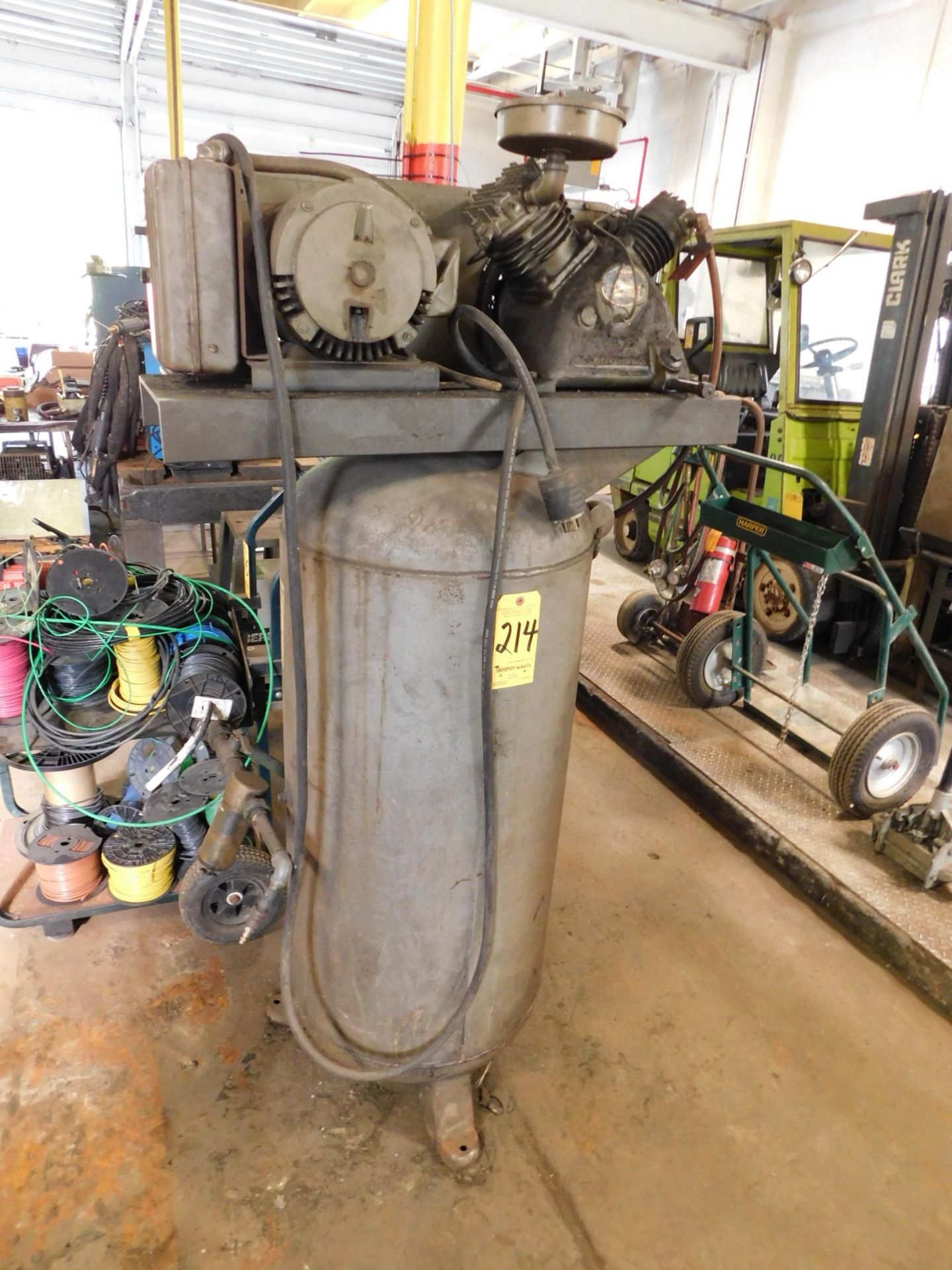 Air Compressor, 5 HP, Vertical Tank