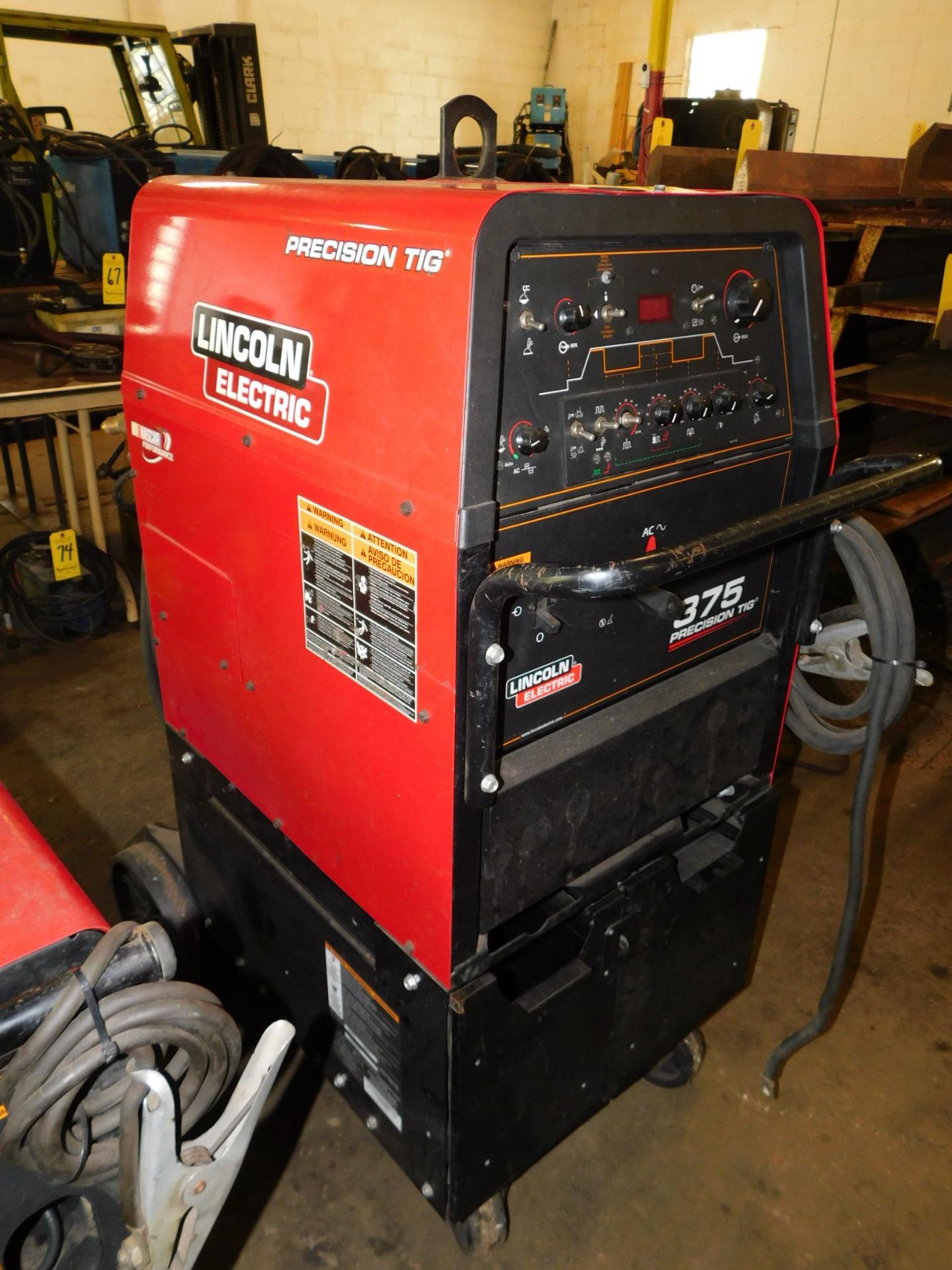 Lincoln 375 Precision Tig Welder, s/n U1100600305, 208/230/460/1/60 - Image 4 of 7