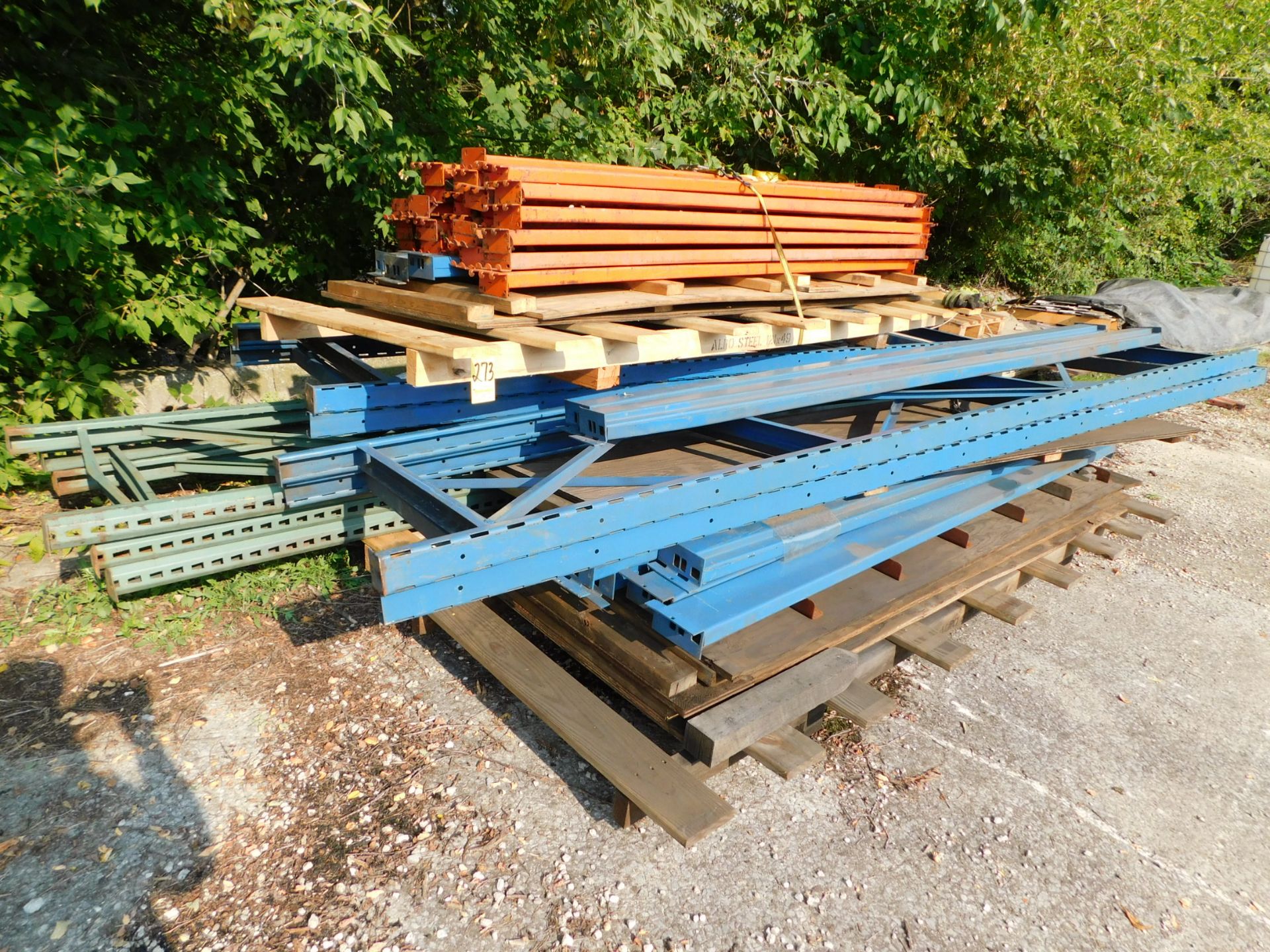 Pallet Shelving with Wire Decking