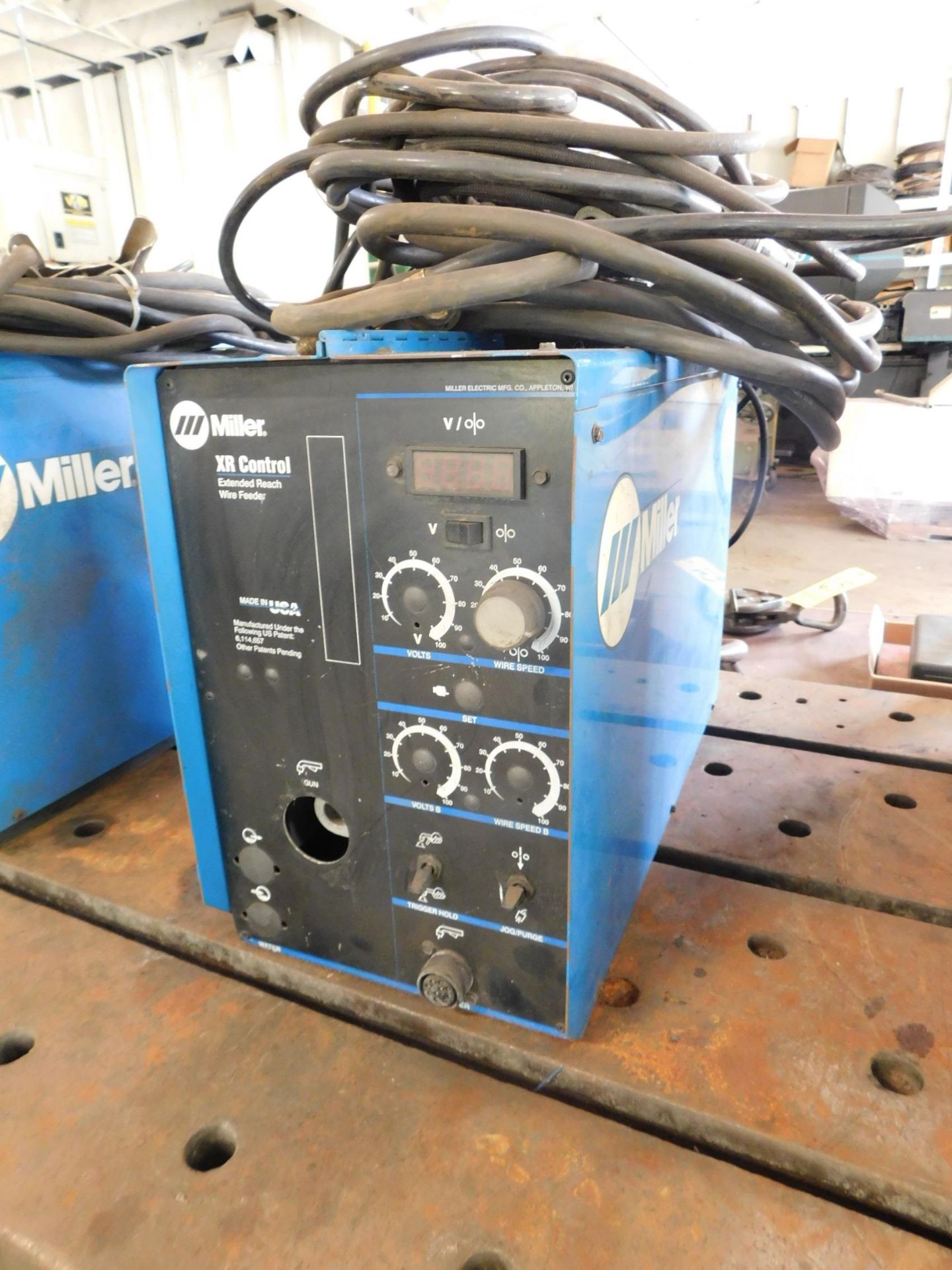 Miller XR Control Extended Reach Wire Feeder, s/n LF097582, 24 Volt