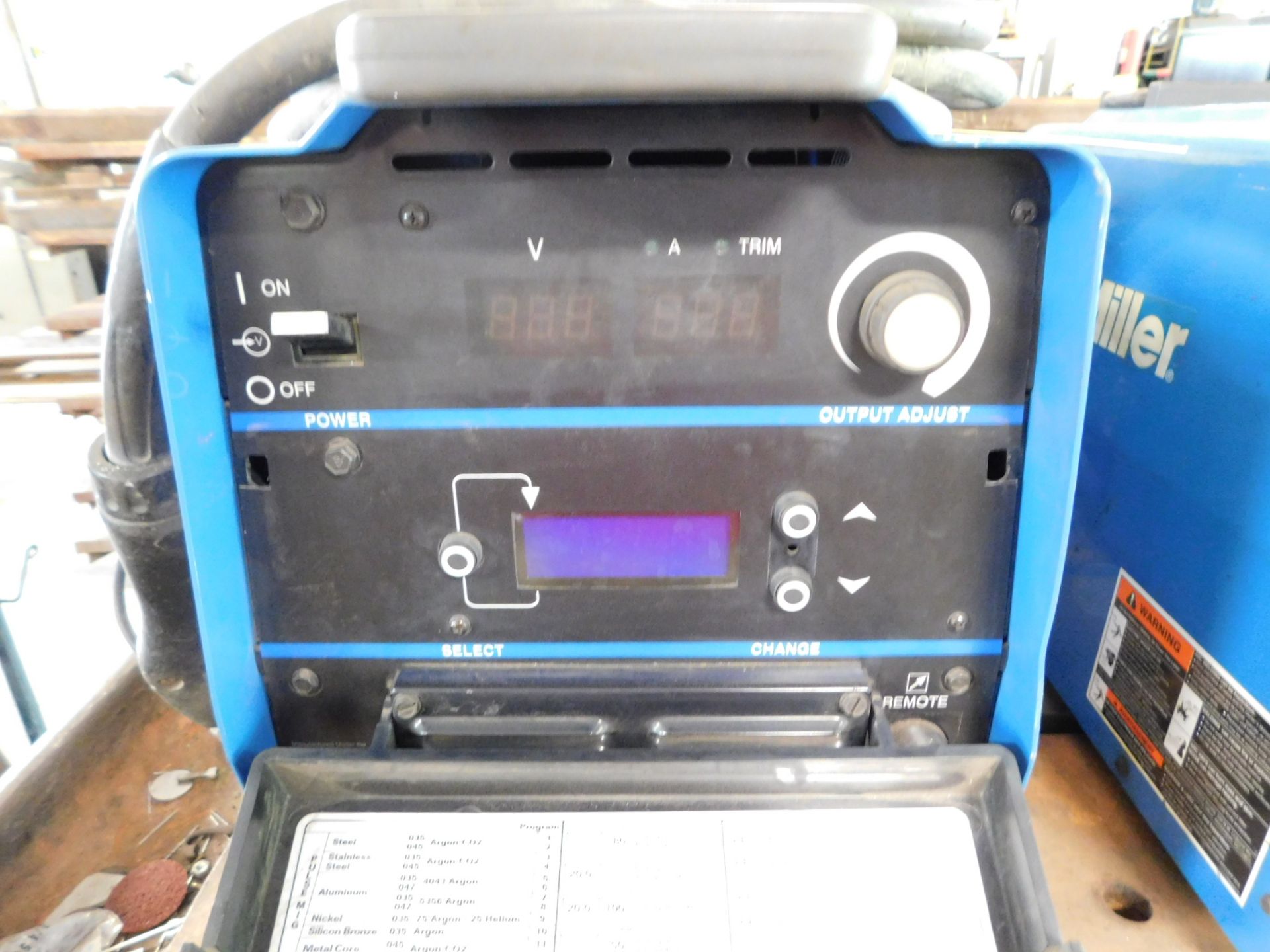 Miller Invision 354MP DC Inverter Arc Welder, s/n LG160263A, 1 or 3 Phase, 230/460 Vo.ts - Image 2 of 7