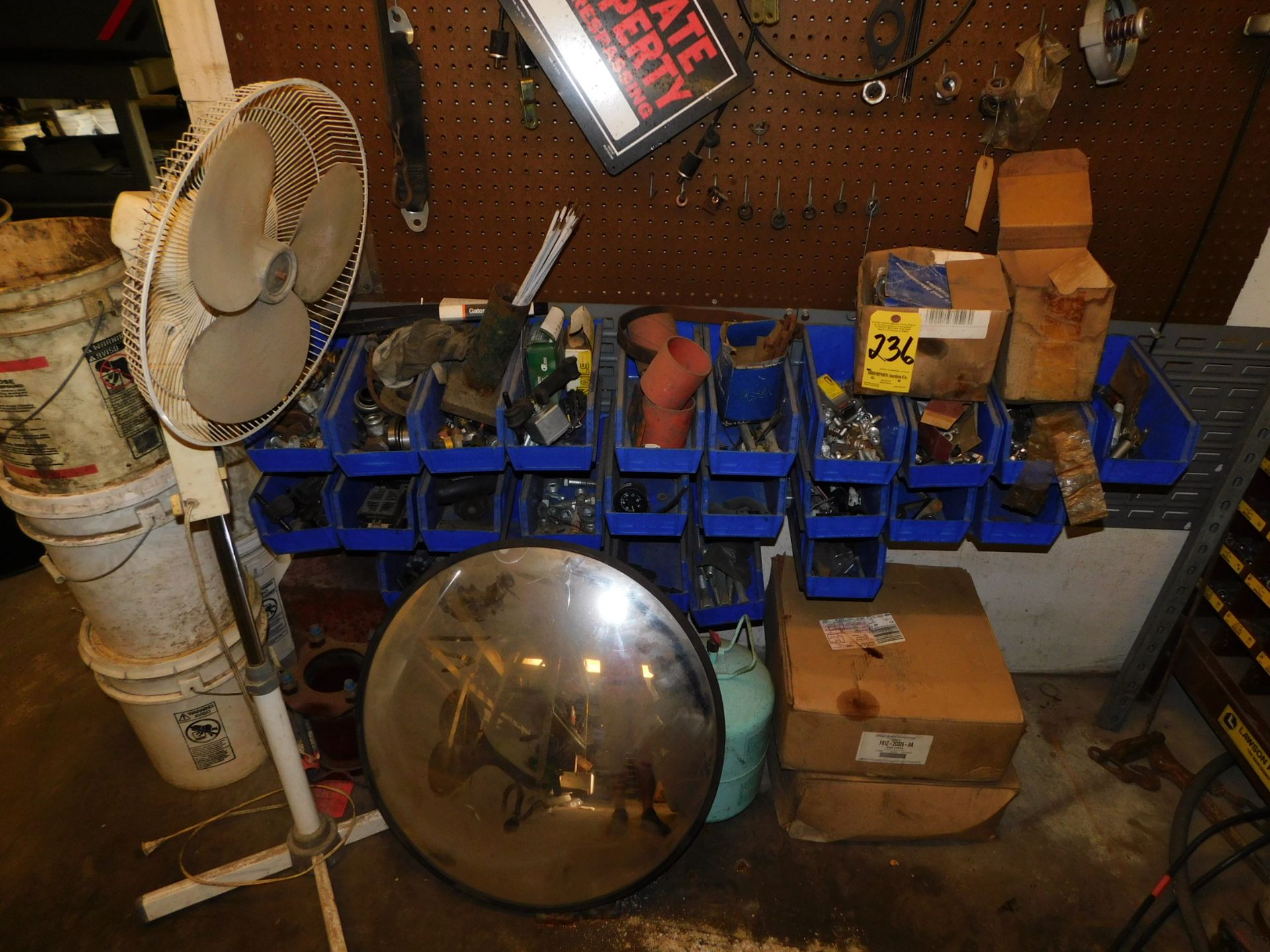 Parts Bins, Mirror, Etc.