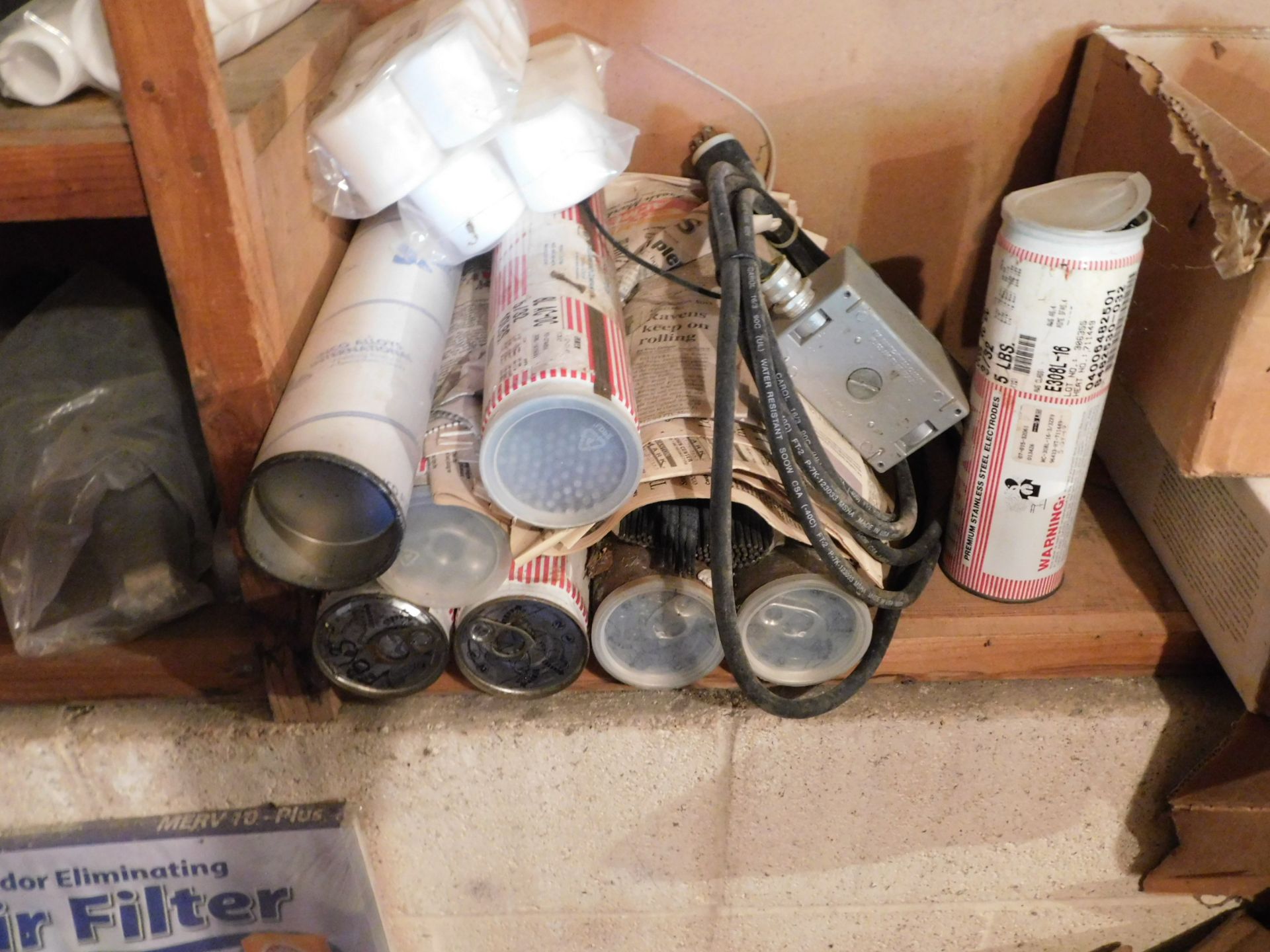 Contents of Wood Shelving, Welding Supplies, Filters, Etc. - Image 3 of 4