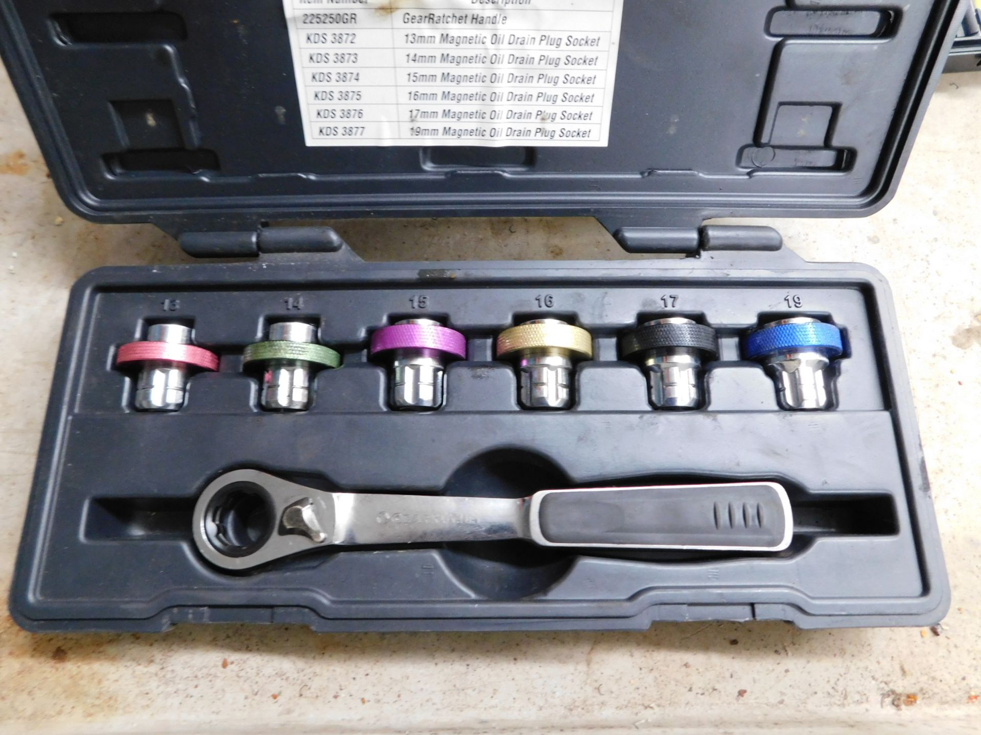 Gear Wrench Magnetic Oil Drain Plug Socket Set