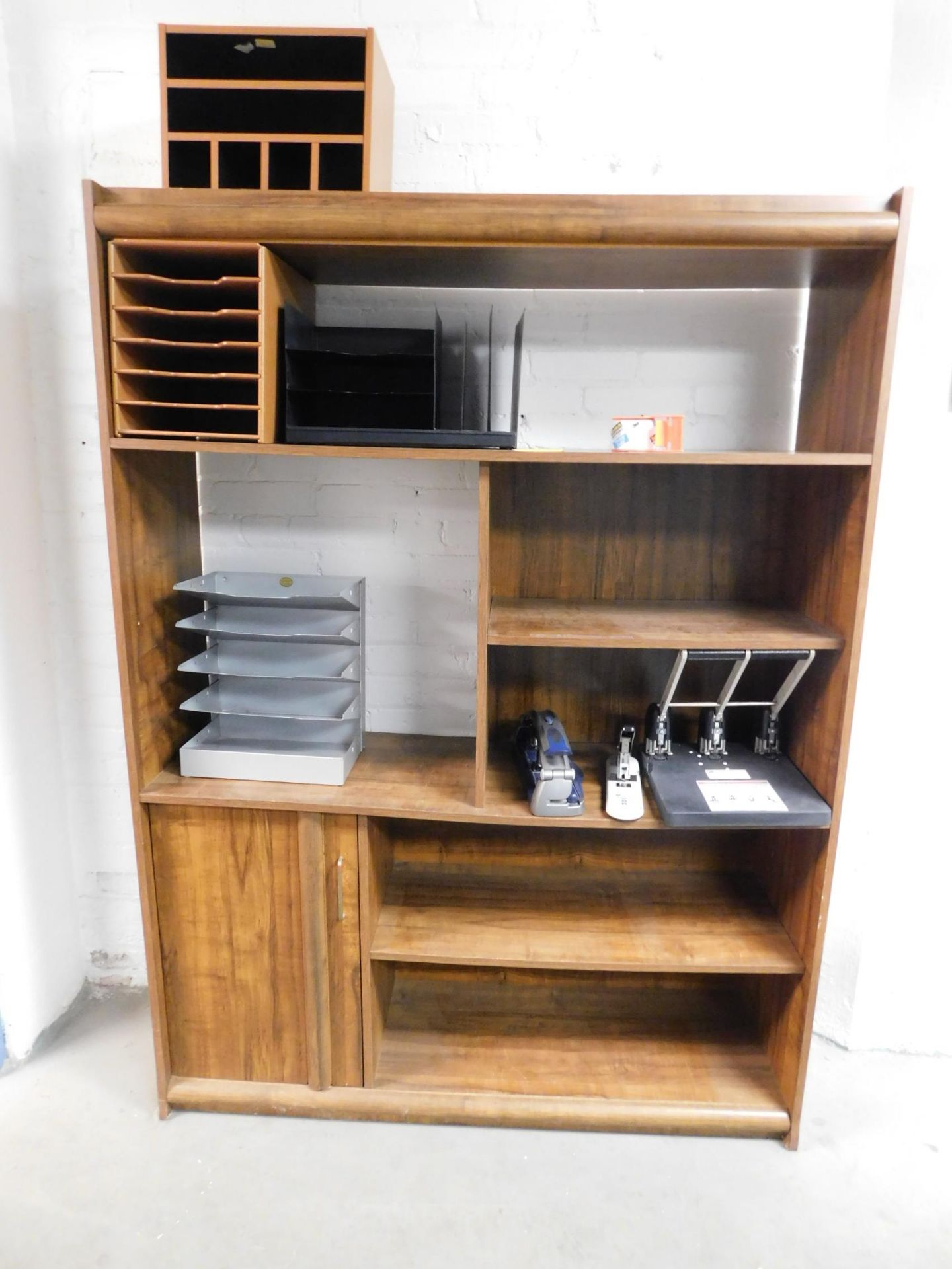 Wood Cabinet and Supplies