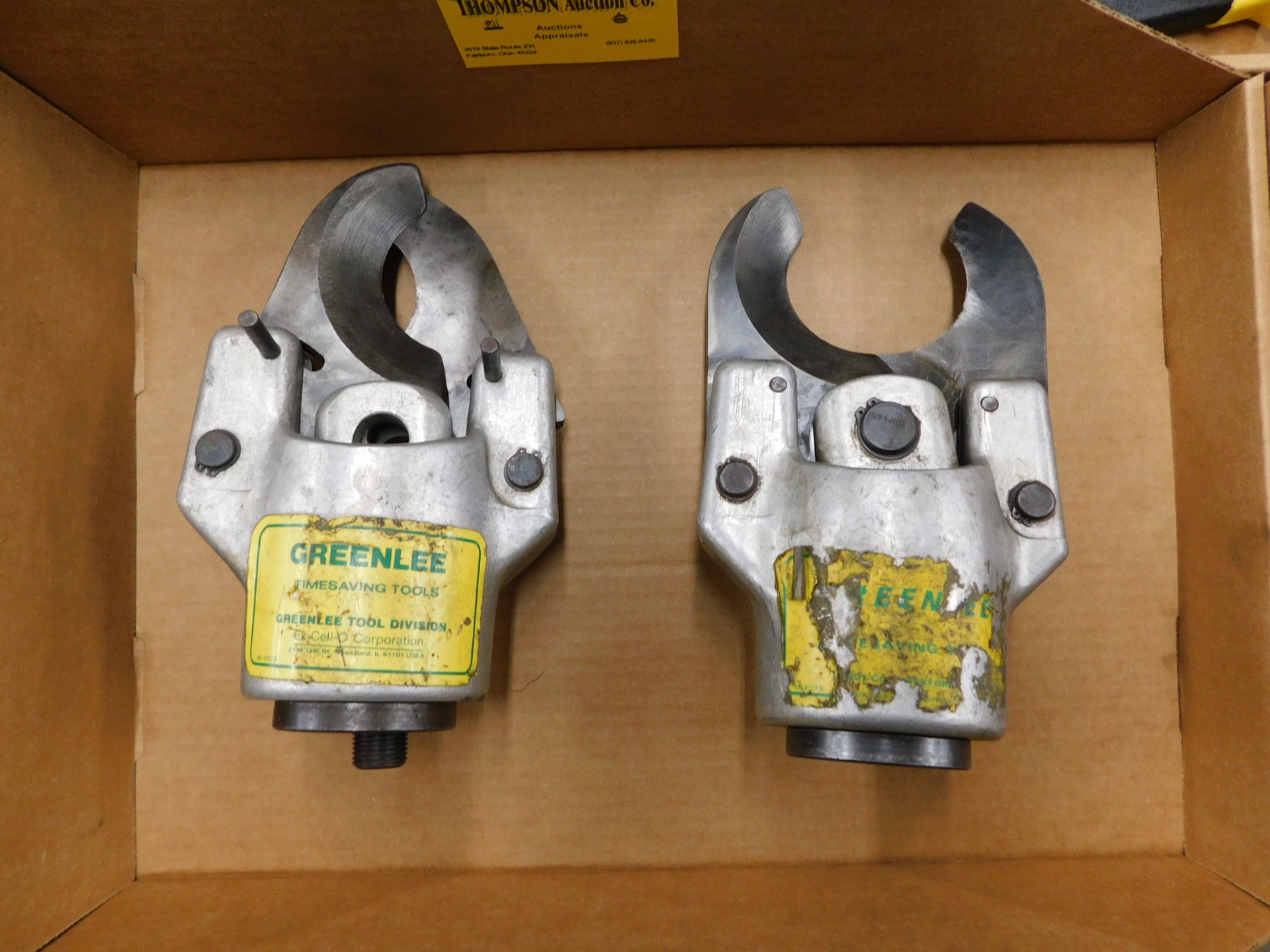 (2) Greenlee Hydraulic Cable Cutter Heads