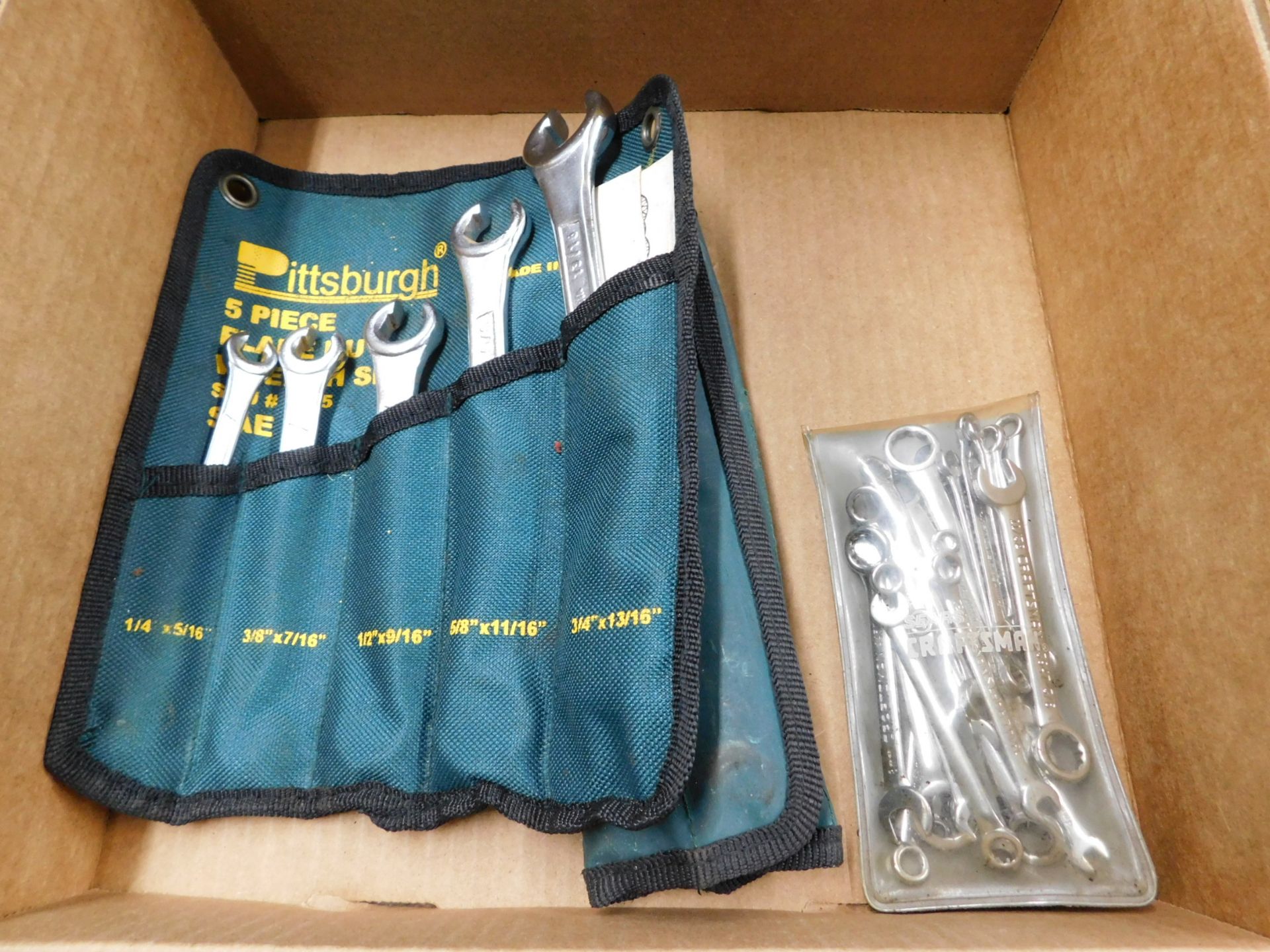 (2) Pittsburgh Flare Nut Wrench Sets & Craftsman Small Open & Box End Wrenches