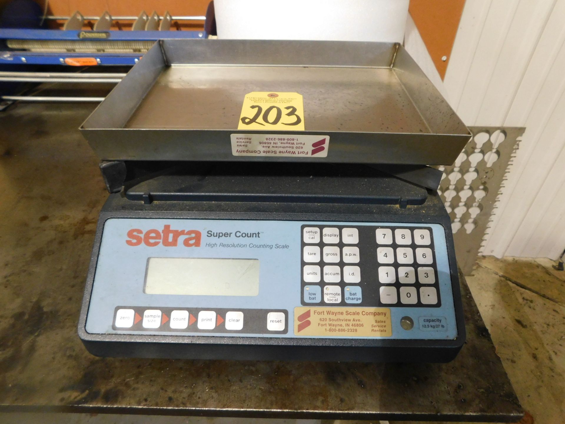 Setra Super Count Digital Scale, 27lbs cap.