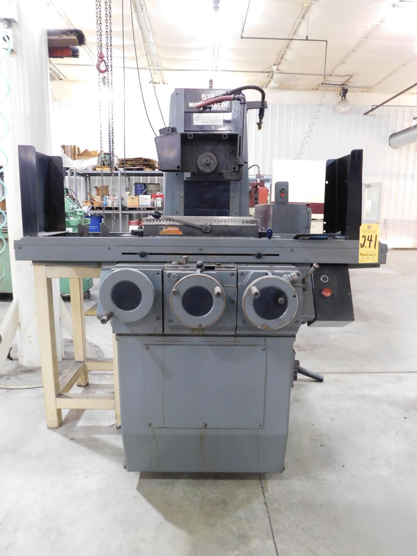 Brown & Sharpe Model 618 Micromaster 2-Axis Hydraulic Surface Grinder sn 523-6182-6038, w/Walker