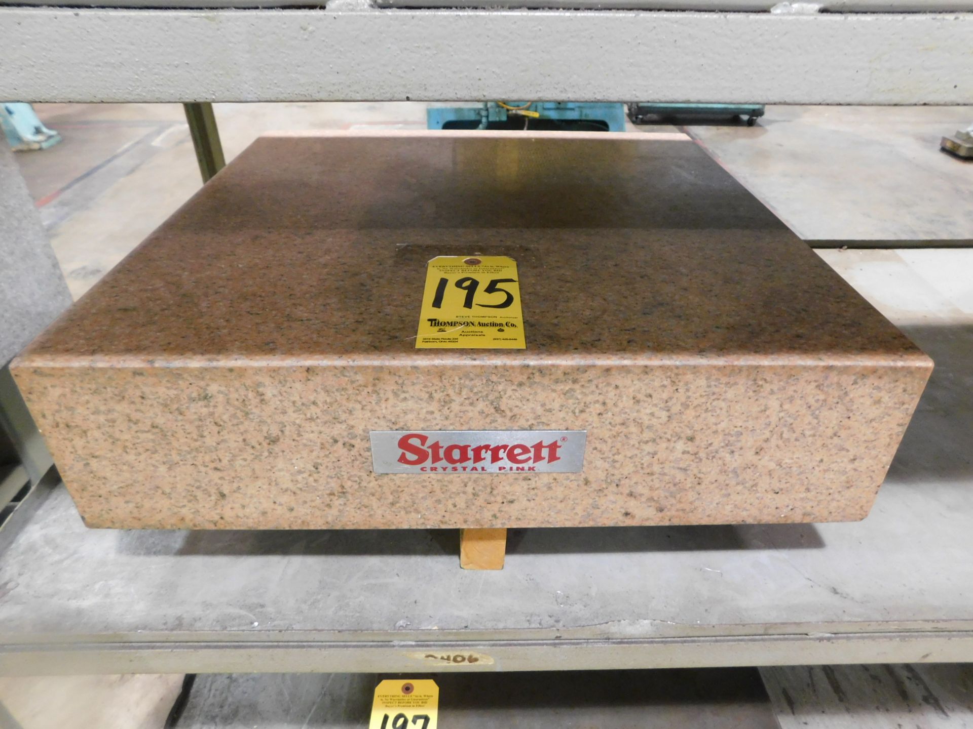 Starrett Granite Surface Plate, 24"X24"X6"