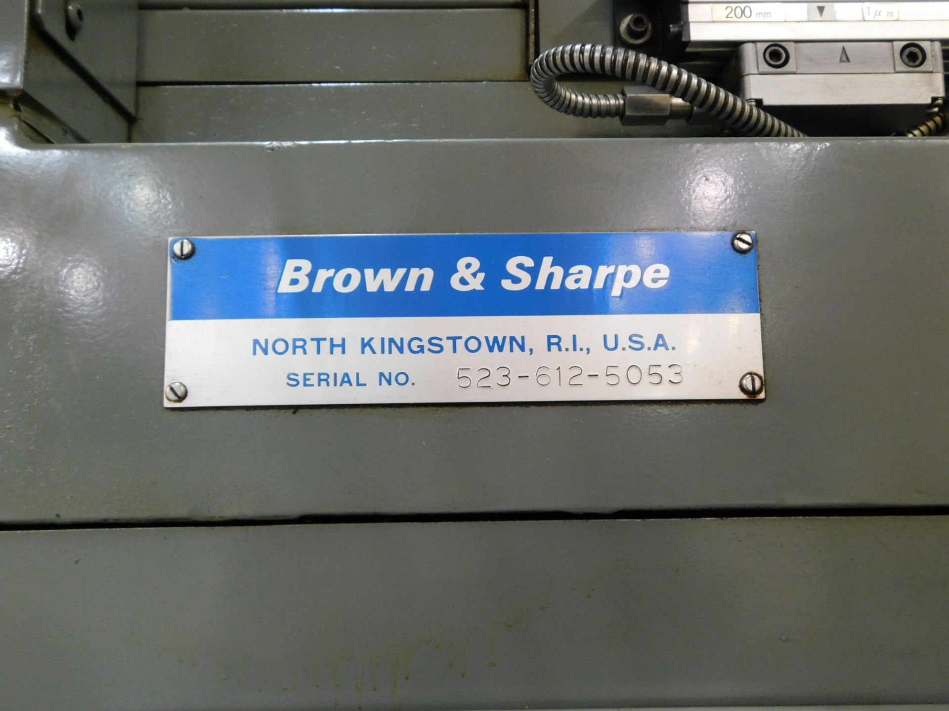 Brown & Sharpe Model 612 Valumaster Hand Feed Surface Grinder sn 523-612-5053, w/Walker 6"X12" - Image 8 of 9