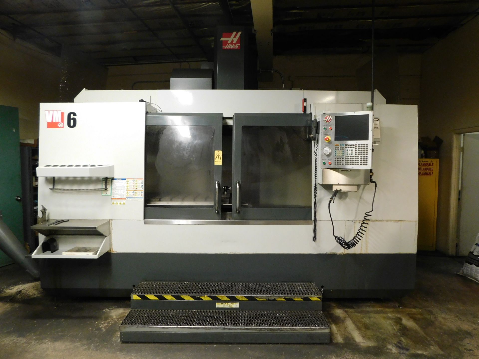 Haas VM6 Vertical Machining Center s/n 1082436, New in 2011, w/Haas CNC Control, 28"X64" Table, 40 - Image 8 of 20