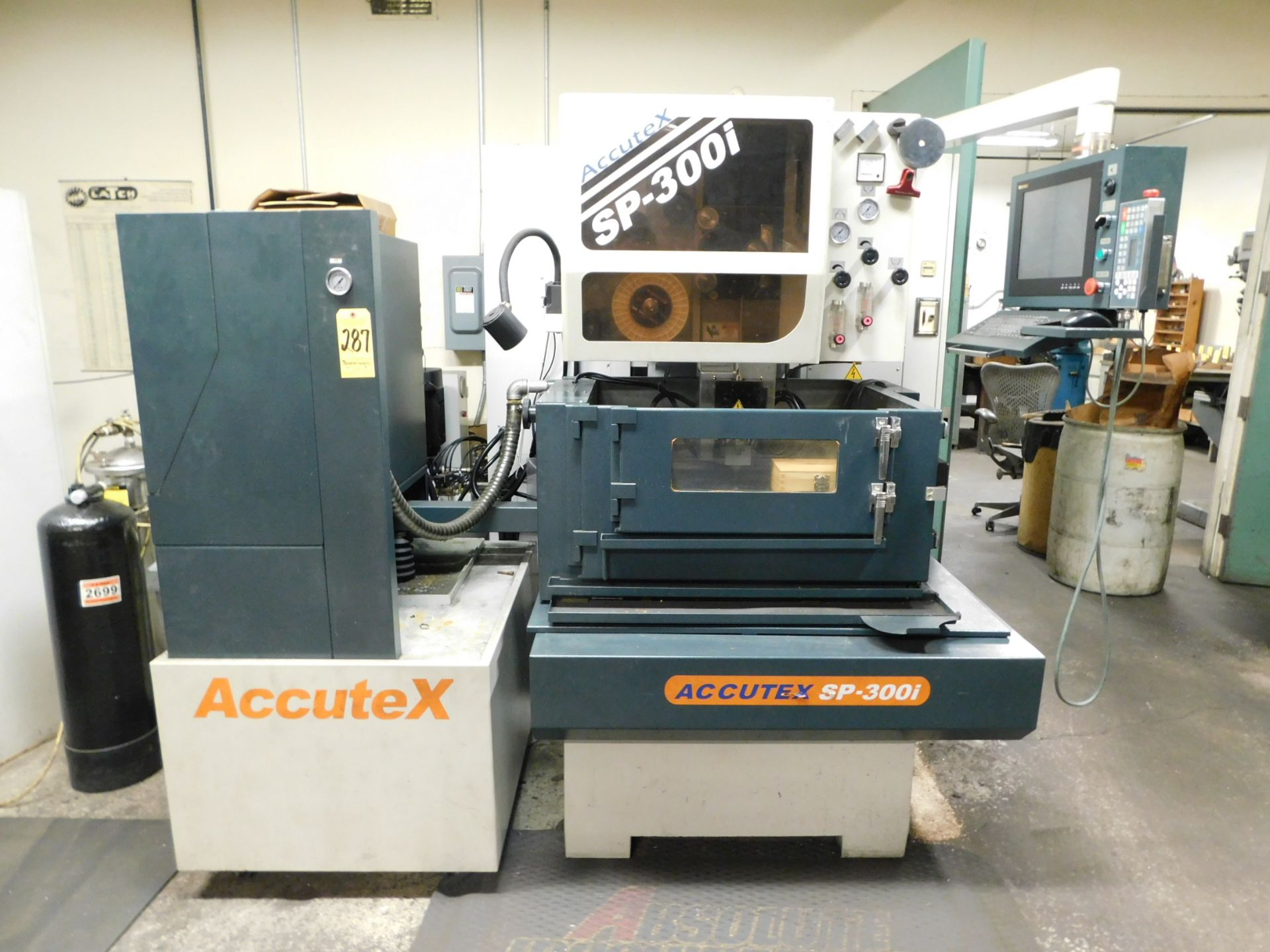 Accutex Model SP-300i Wire EDM s/n CMS3211001, Windows Based CNC Control, Travels: 13.8" X-Axis, 9.