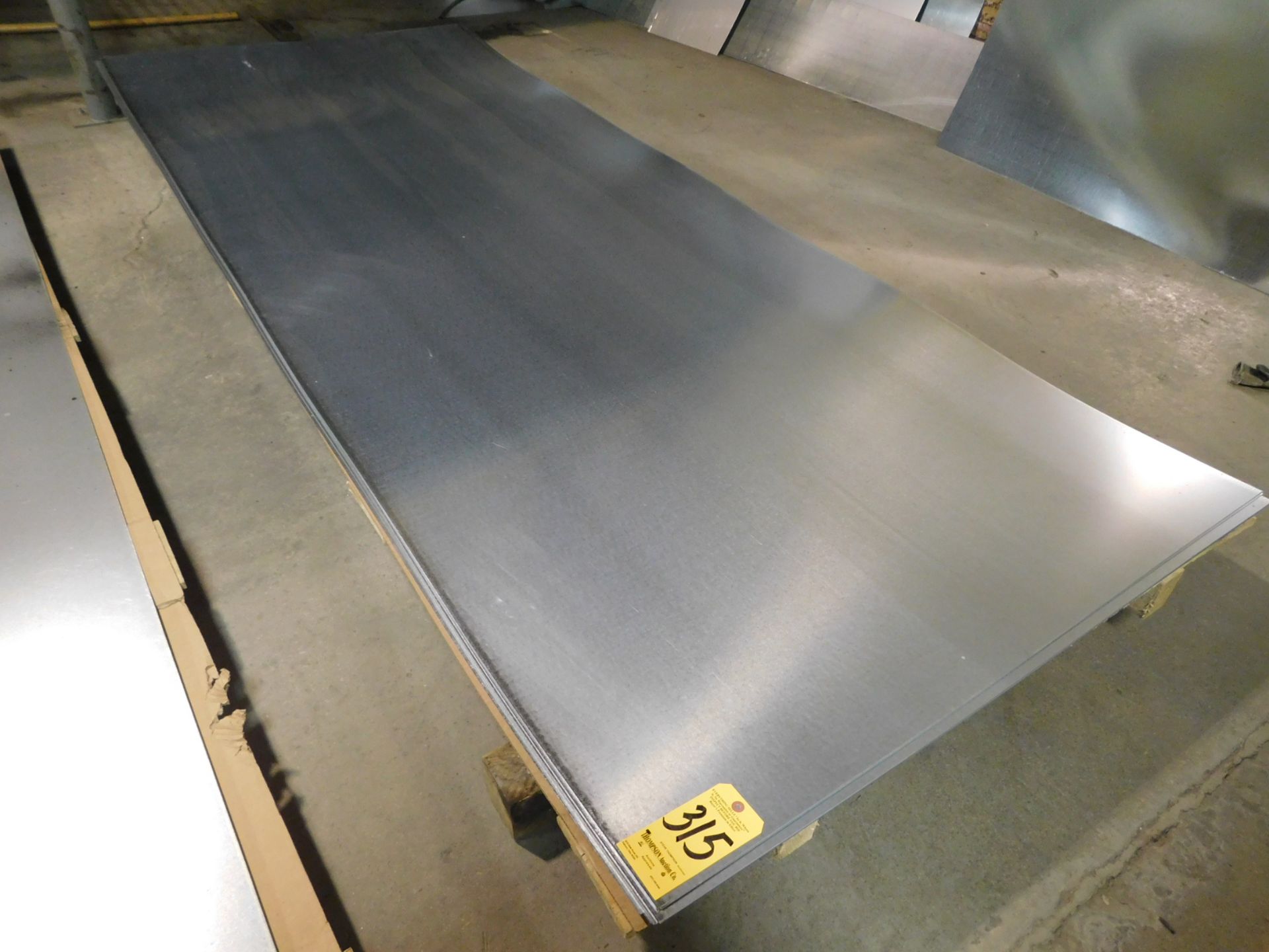 Galvanized Sheet Stock, Approx. (28) Sheets, 4' X 10' X 24 Gauge