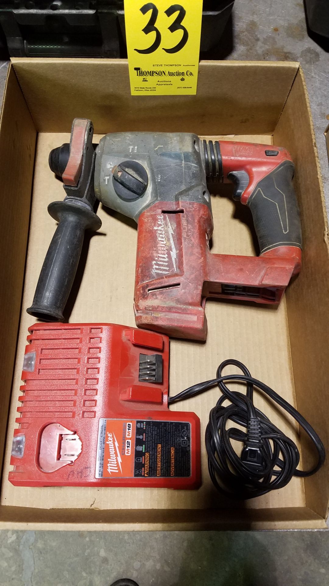 Milwaukee 2712-20, 18 Volt Cordless 1" Rotary Hammer Drill with Charger (No Battery)