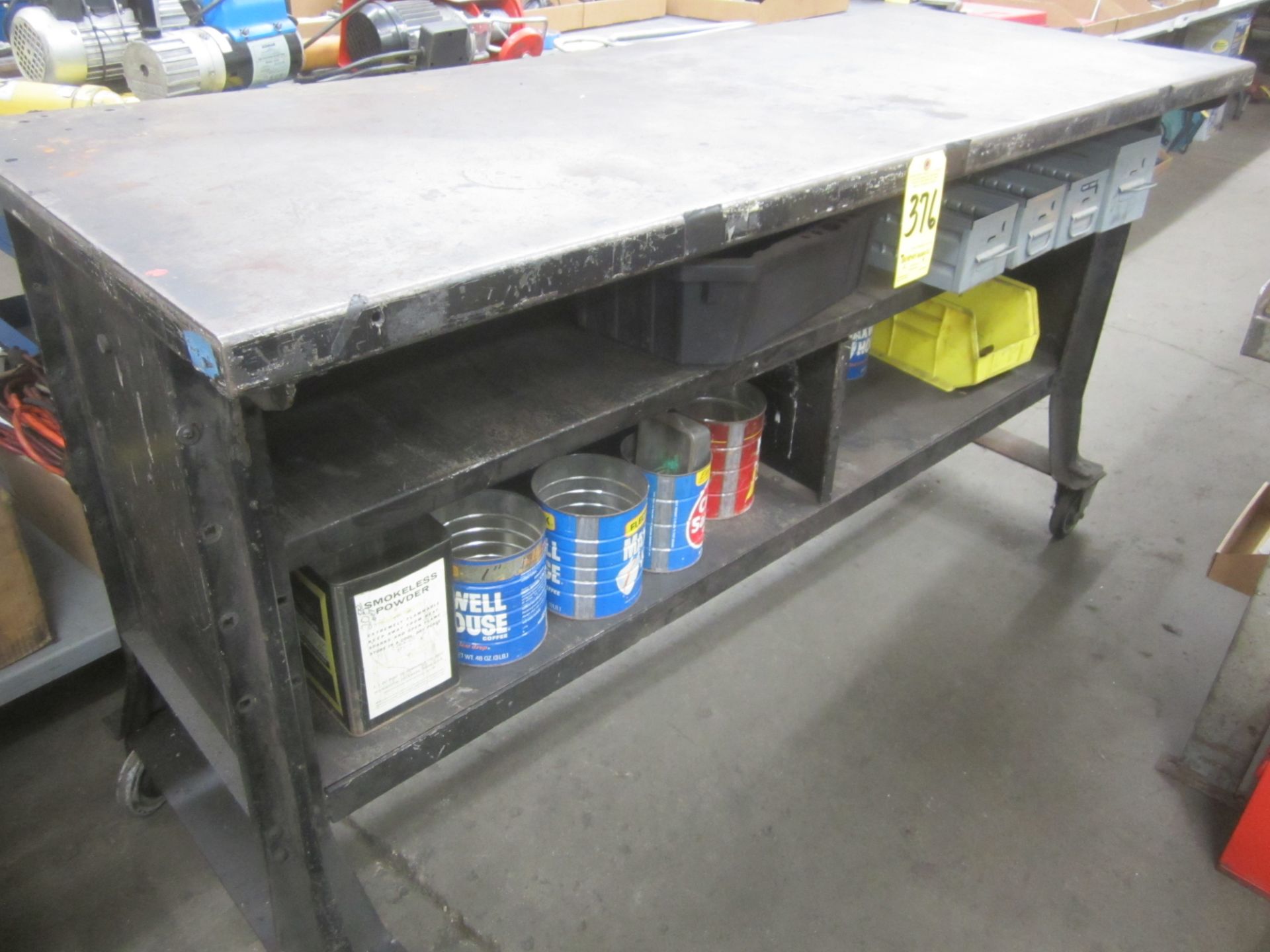 Workbench on Casters, 29" X 72" X 39" High