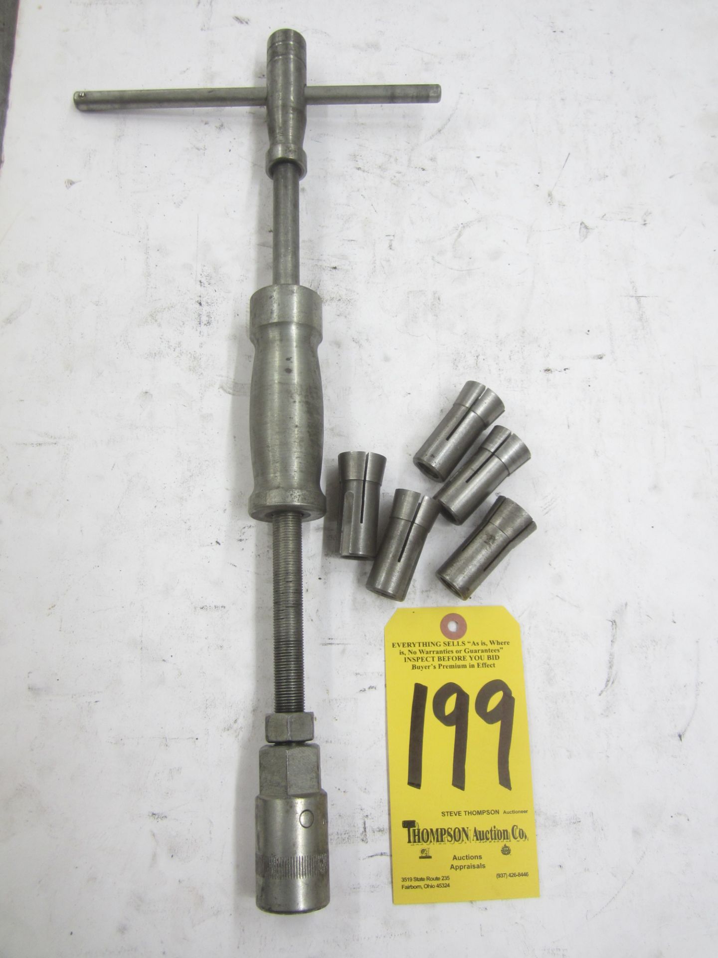 Snap-On Dowel Pin Puller with Collets