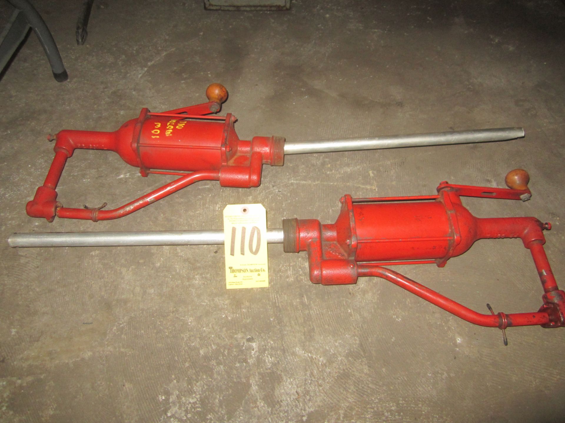 (2) Barrel Pumps