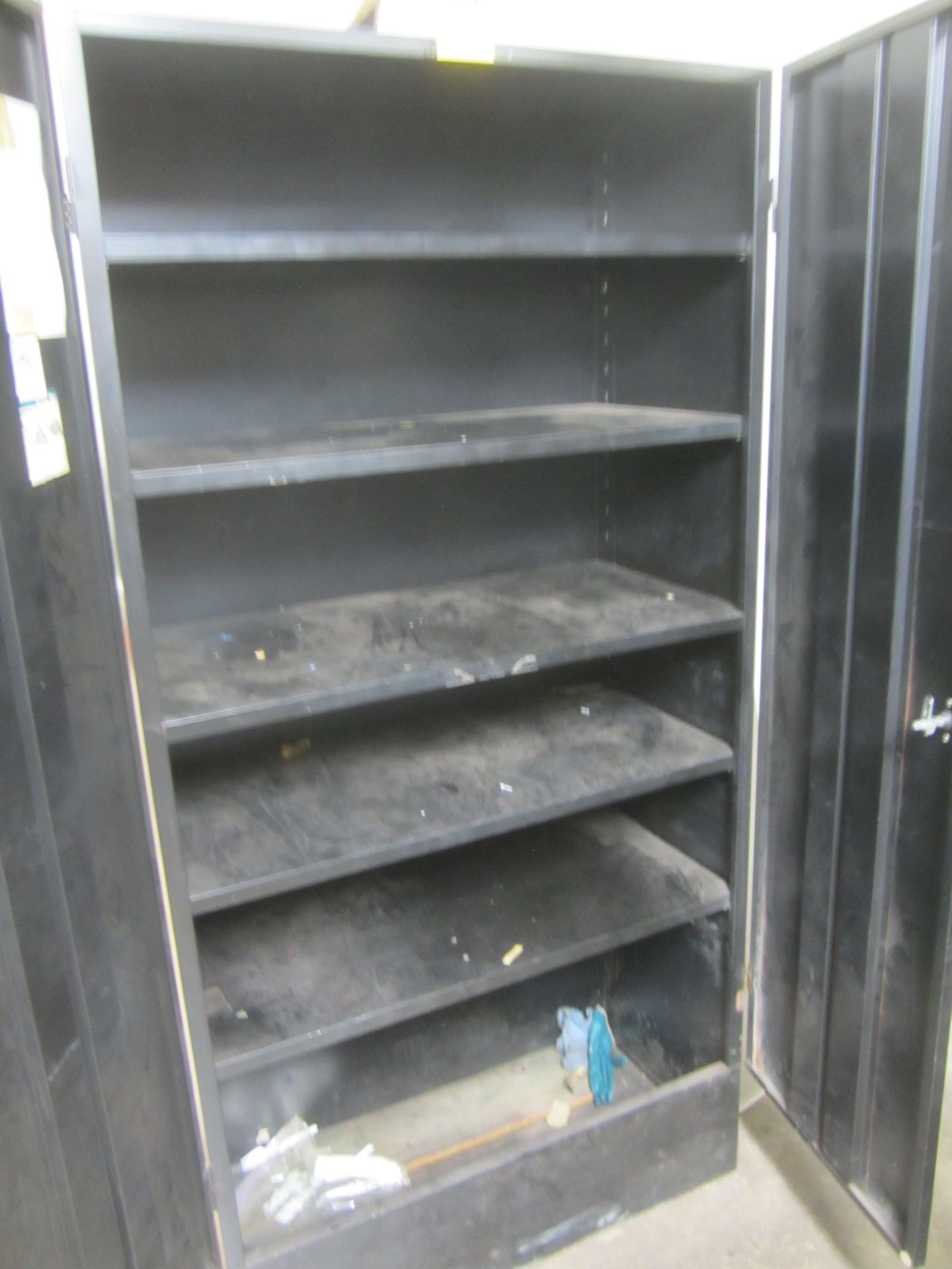 2-Door Metal Upright Storage Cabinet, Empty - Image 2 of 2