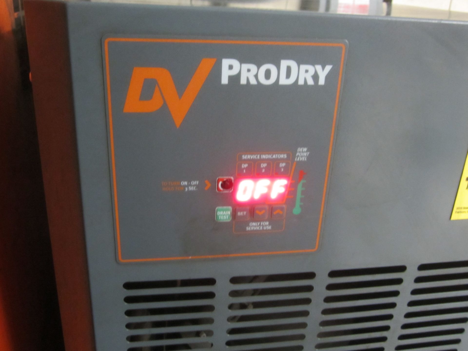 DV Systems Model C15TD Rotary Screw Air Compressor, s/n 37235, 15 HP, Built In Refrigerated Air - Image 6 of 8