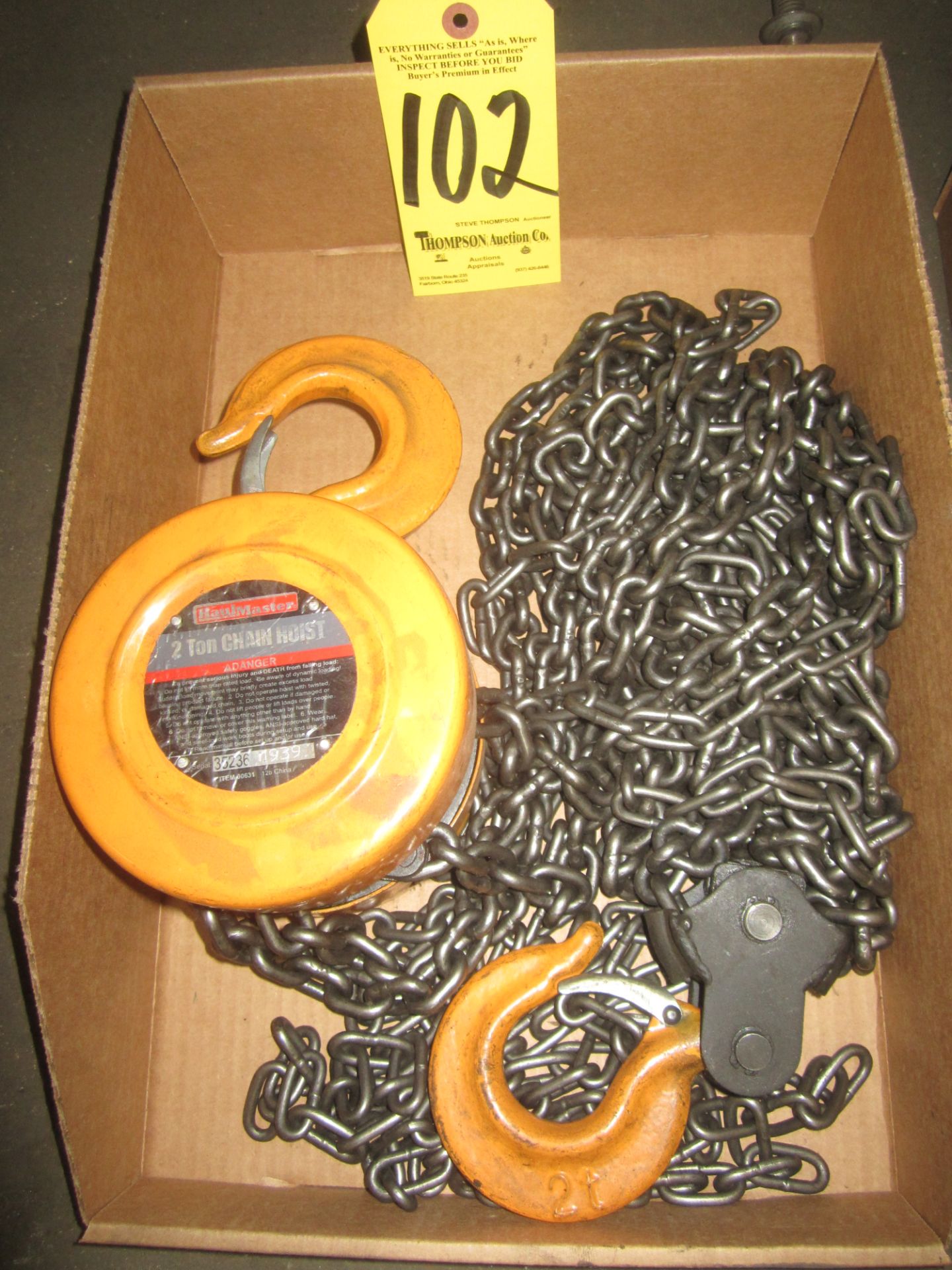 Haul Master 2-Ton Chain Hoist