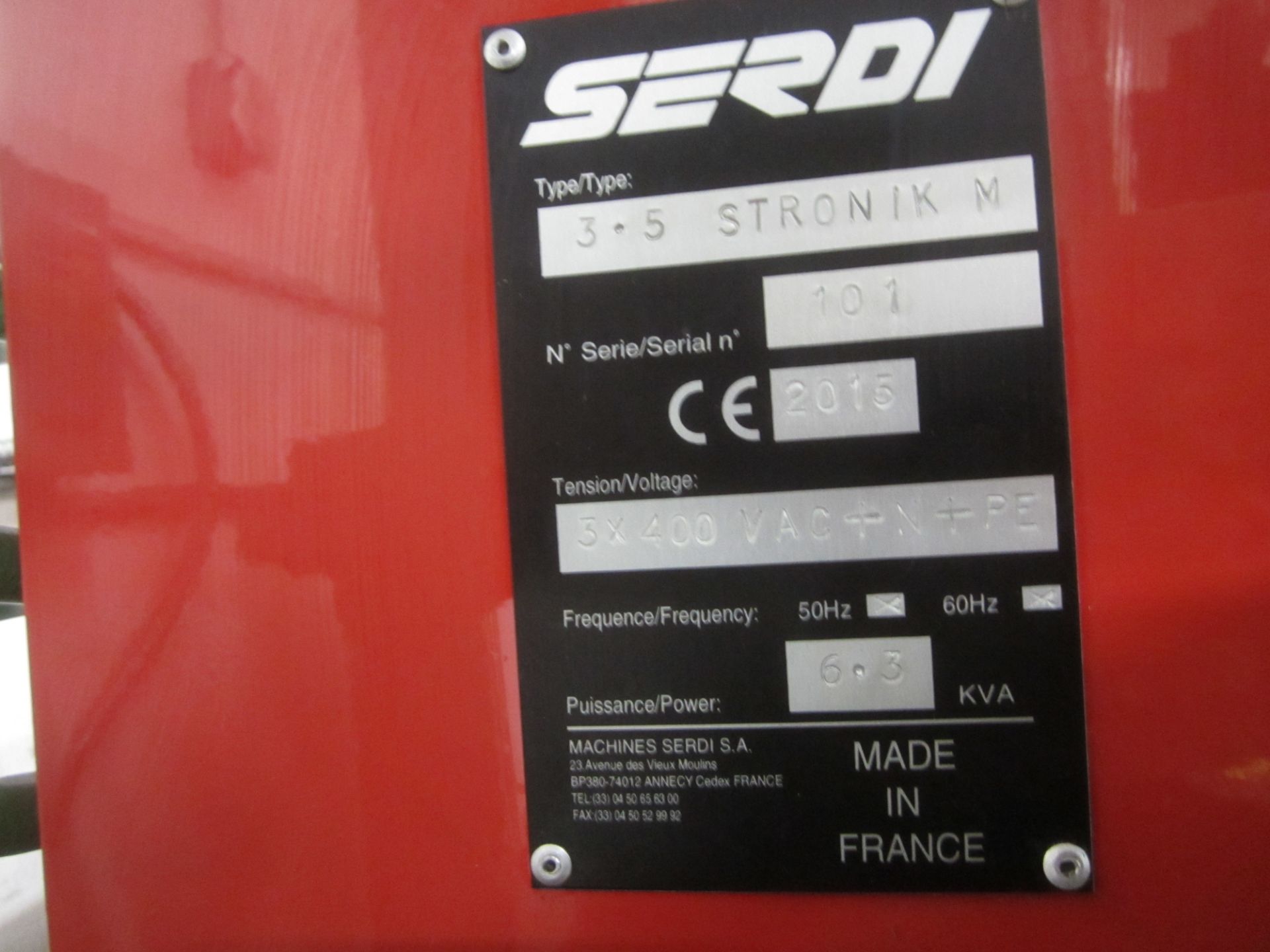 Serdi 3.5 Stronik M CNC Single Point Valve Seat Cutting Machine, s/n 101, New 2015, Siemens - Image 10 of 10