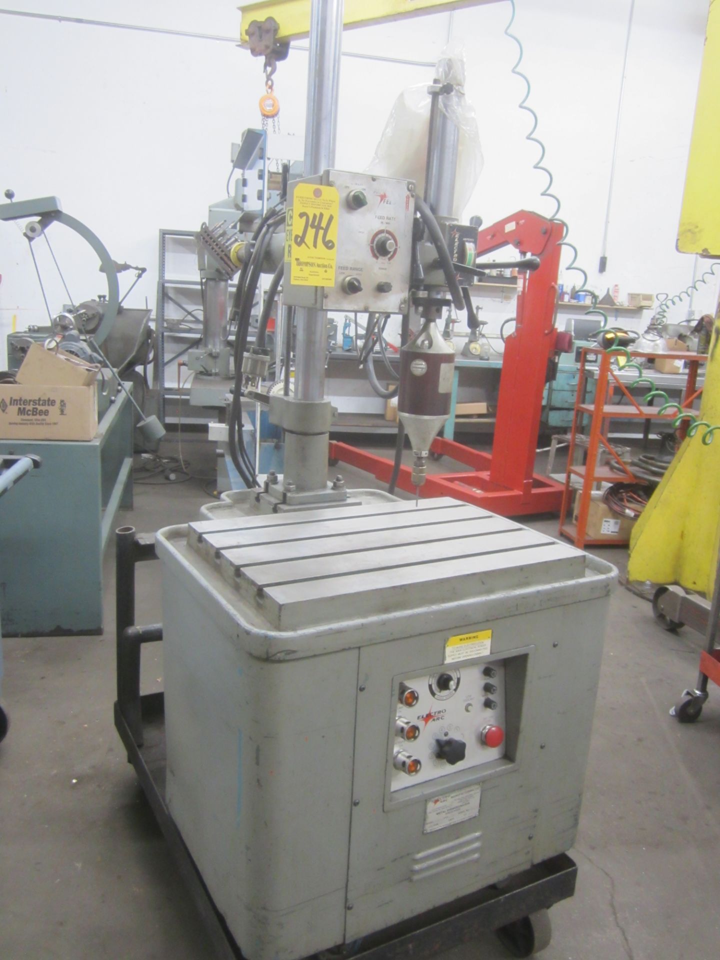 Electro-Arc Model 2DBT Metal Disintegrator, s/n 9539, 208/1/60, Loading Fee $75.00