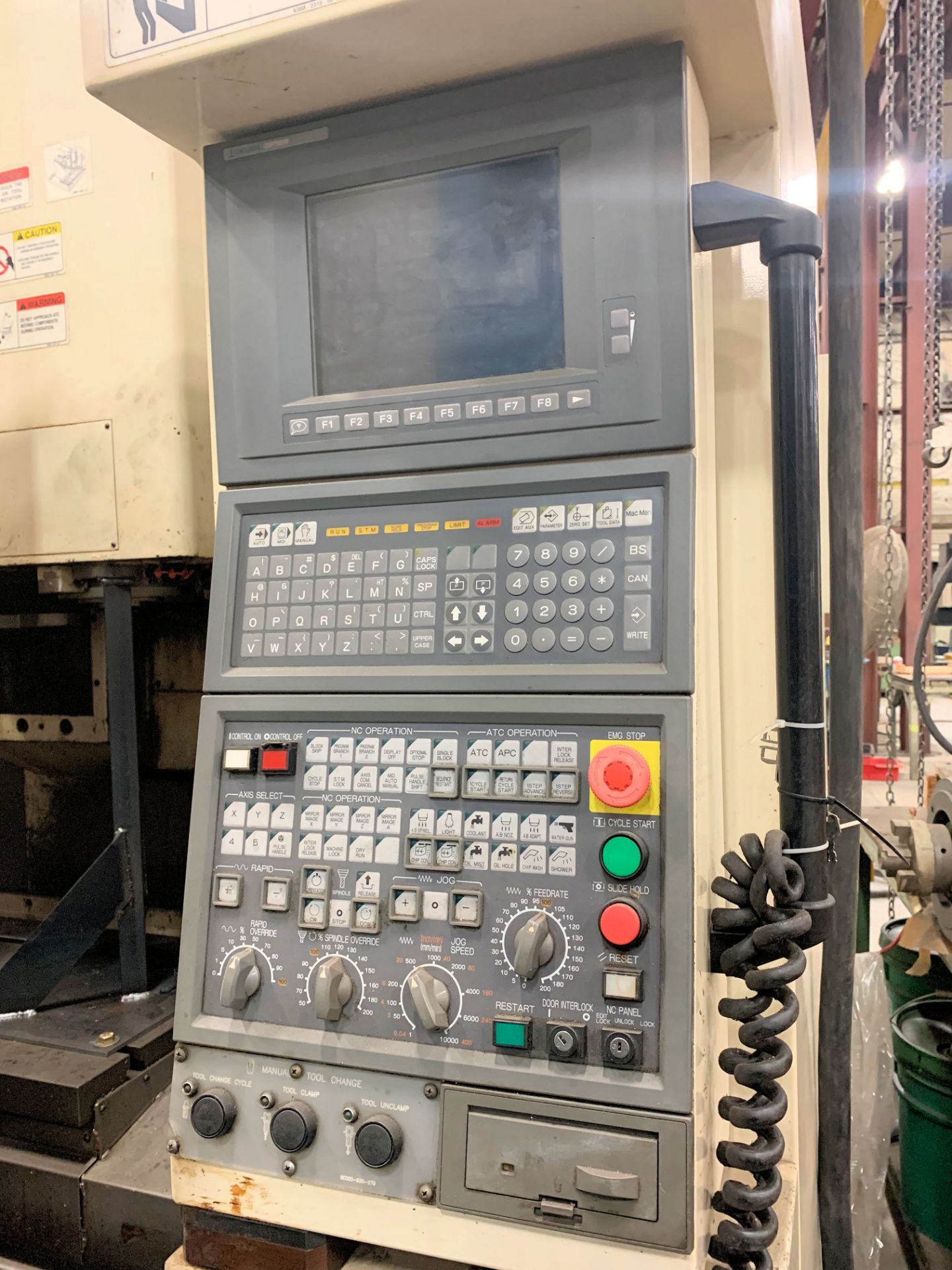 Okuma Model MX-45VAE CNC Vertical Machining Center, s/n 9096, OSP-7000M CNC Control, 40 Taper, 20 - Image 6 of 7