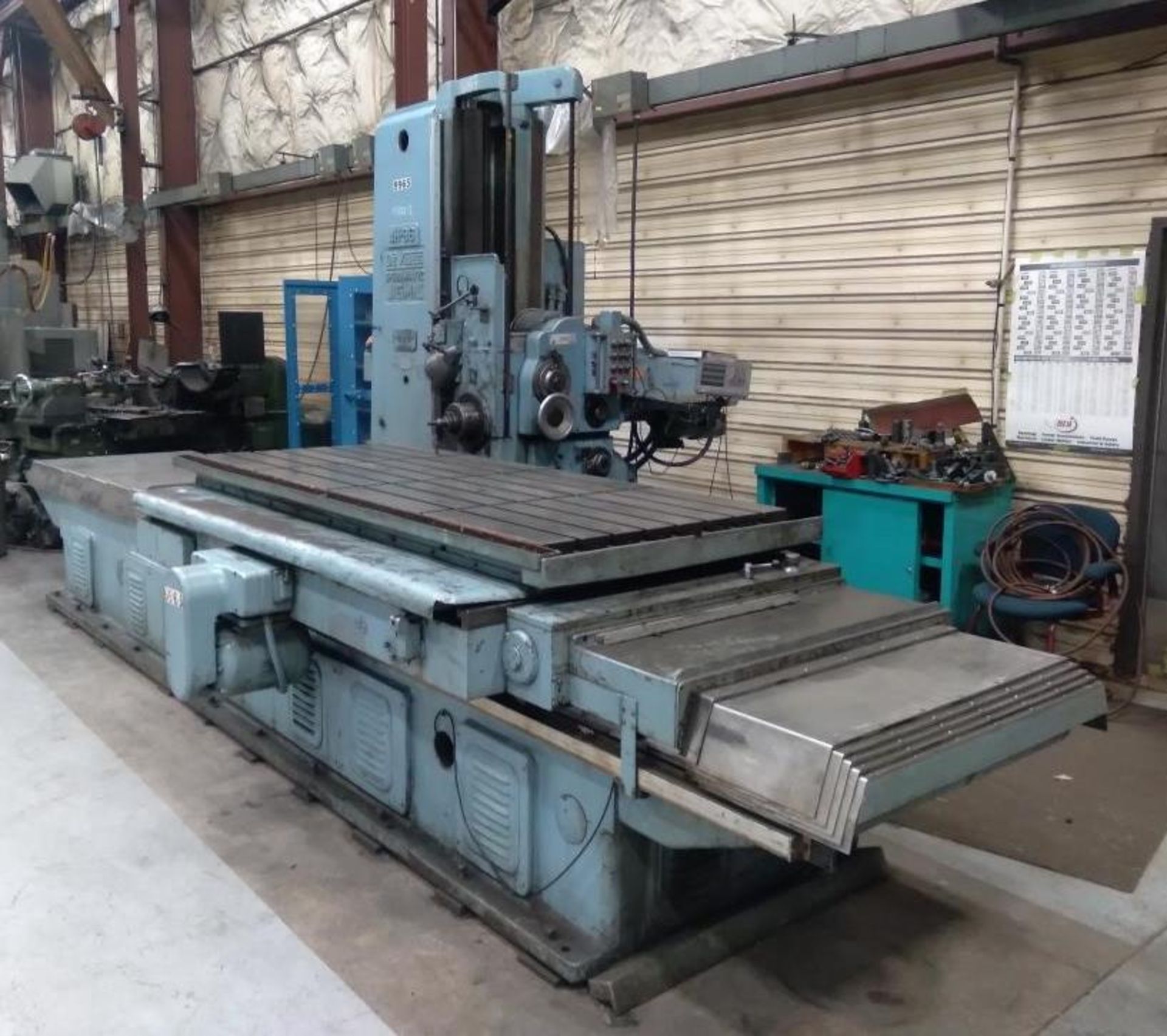 Devlieg Model 4H-96 Horizontal Jig Mill, 4” Spindle, s/n 8434, 40 Taper, Power Drawer Bar, 40” X 96”