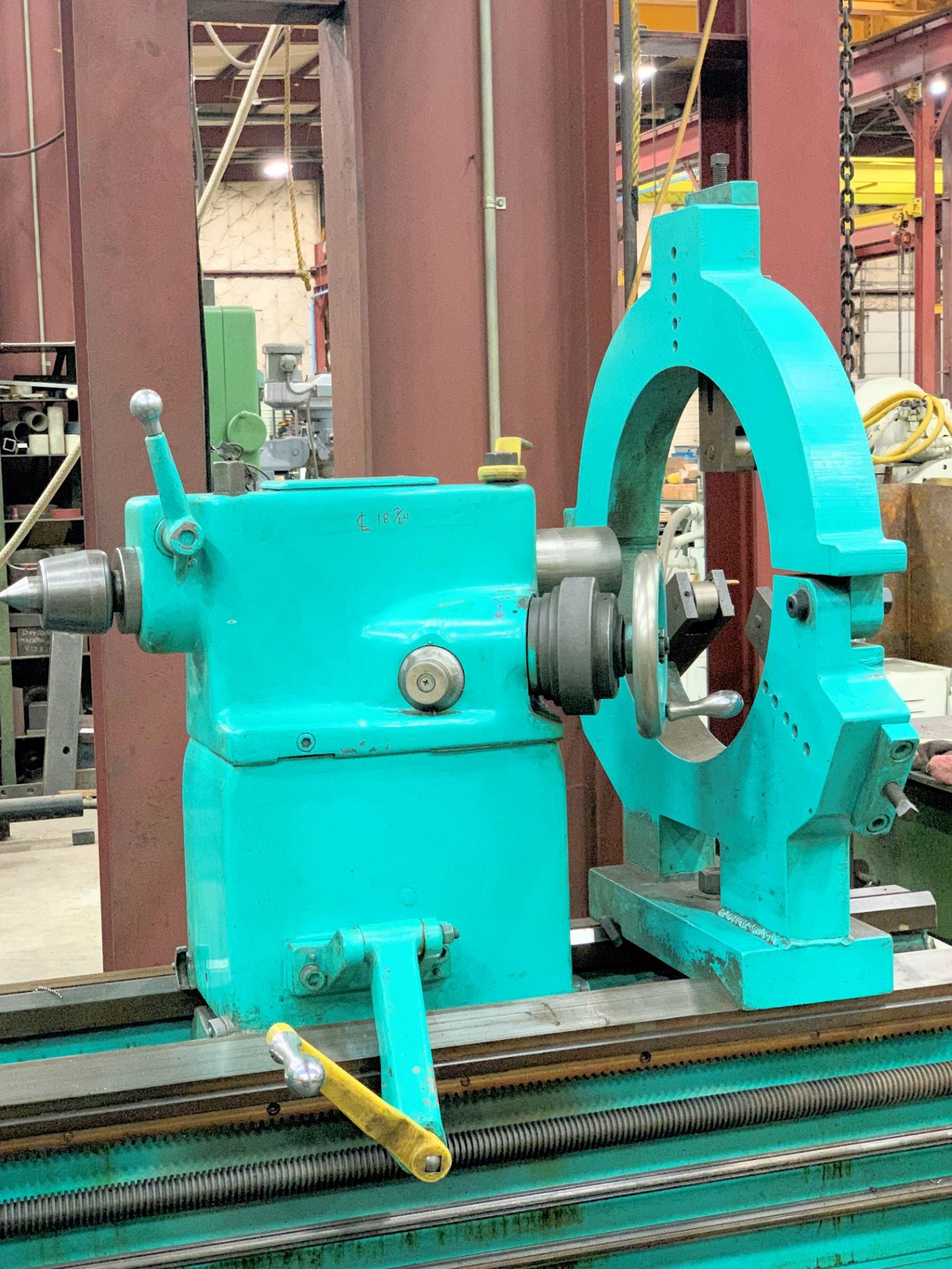 Leblond 36” X 136” Raised Bed Engine Lathe, s/n 5H-926, (2) Steady Rests, 24” 4-Jaw Chuck, Taper - Image 7 of 11