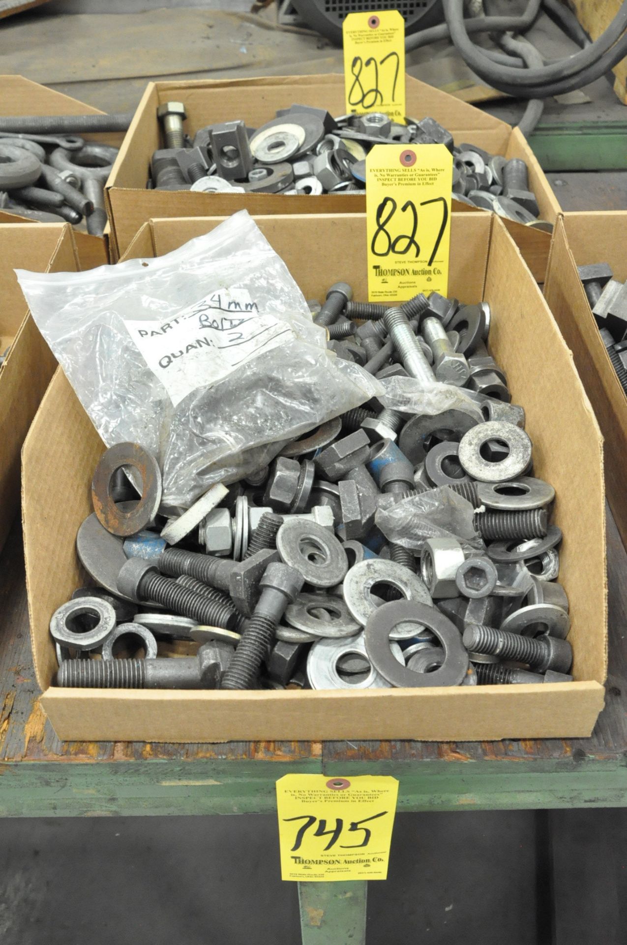 Lot-Nuts, Bolts and Washers in (2) Boxes