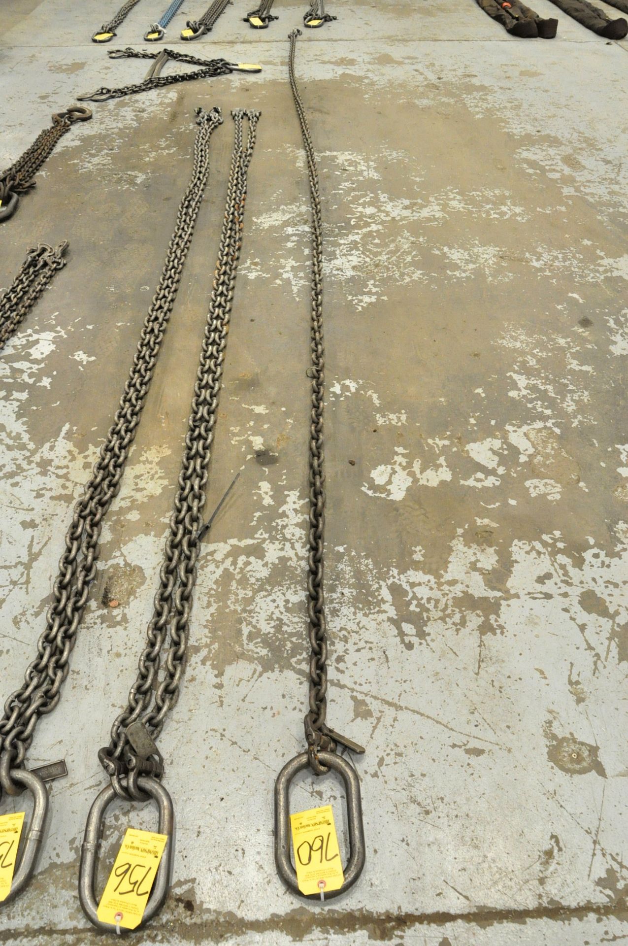 1/2" Link x 21' Long Single Hook Chain Sling, Cert. Tag - Image 2 of 3