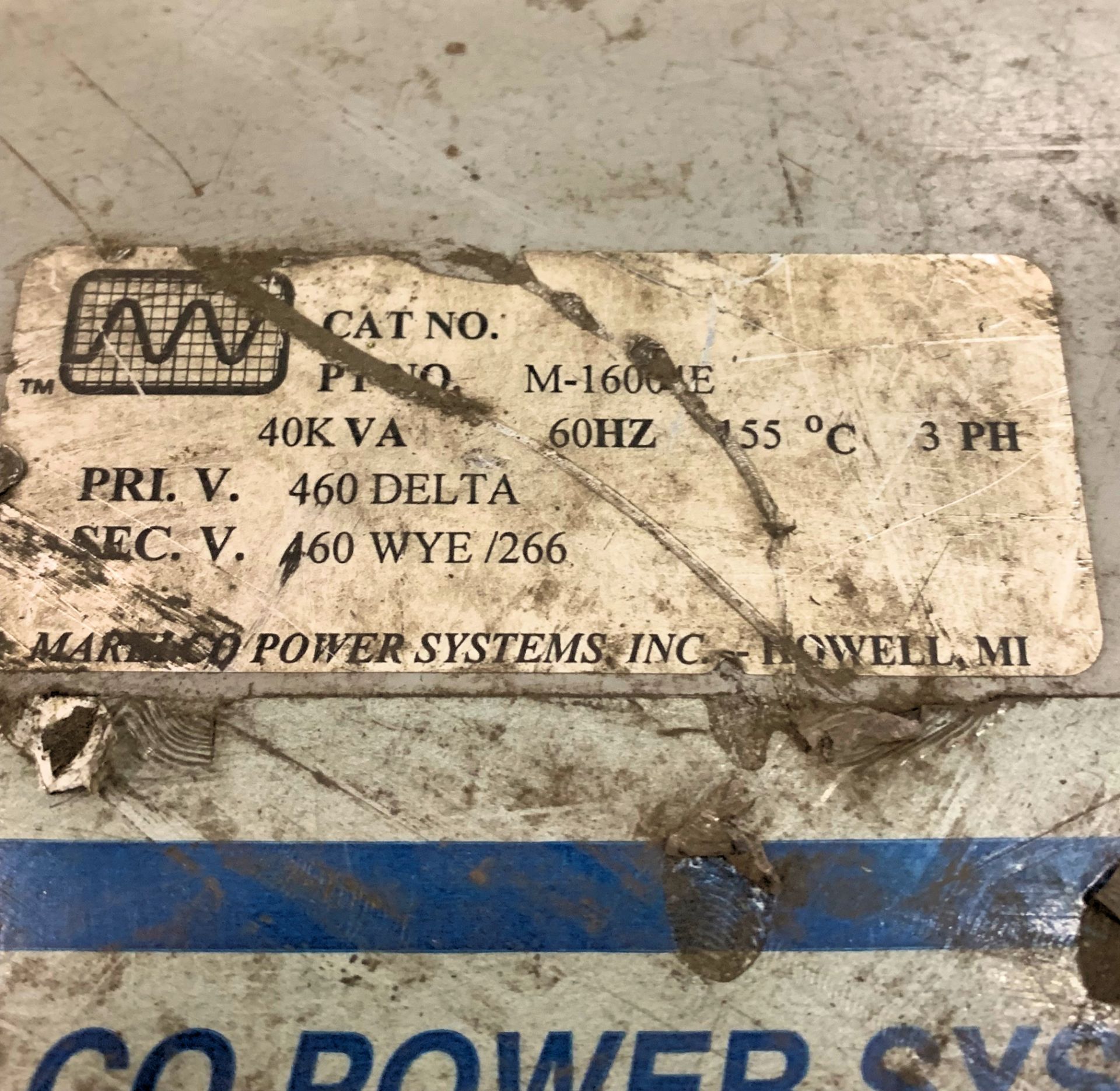 Marelco 40-KVA Transformer - Image 2 of 2