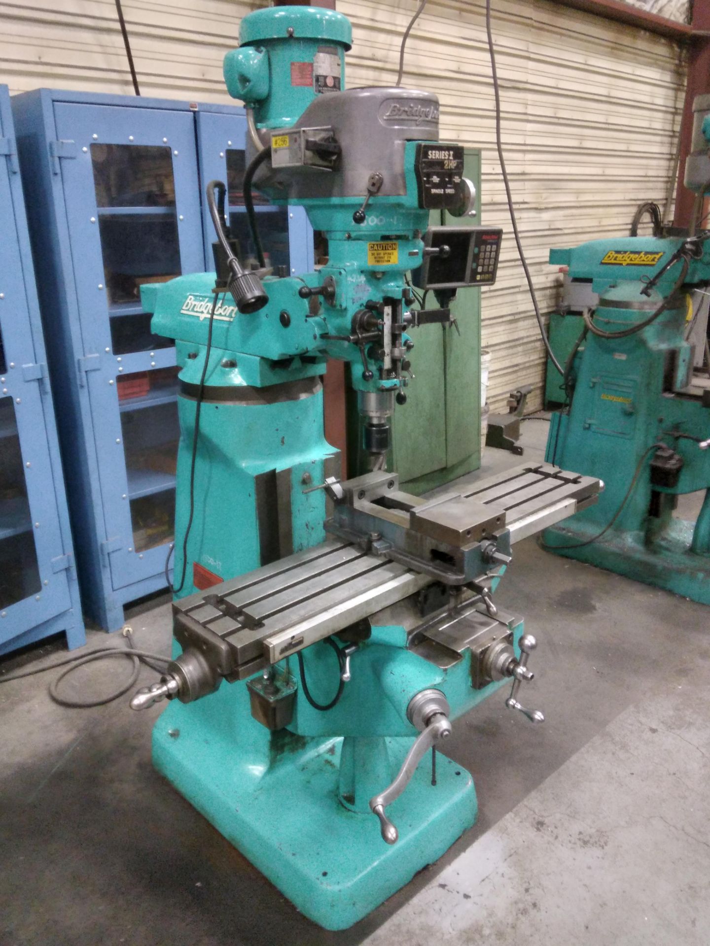 Bridgeport Series I, 2 HP Vertical Mill, s/n 12BR207461, 9” X 48” Table, Anilam D.R.O.