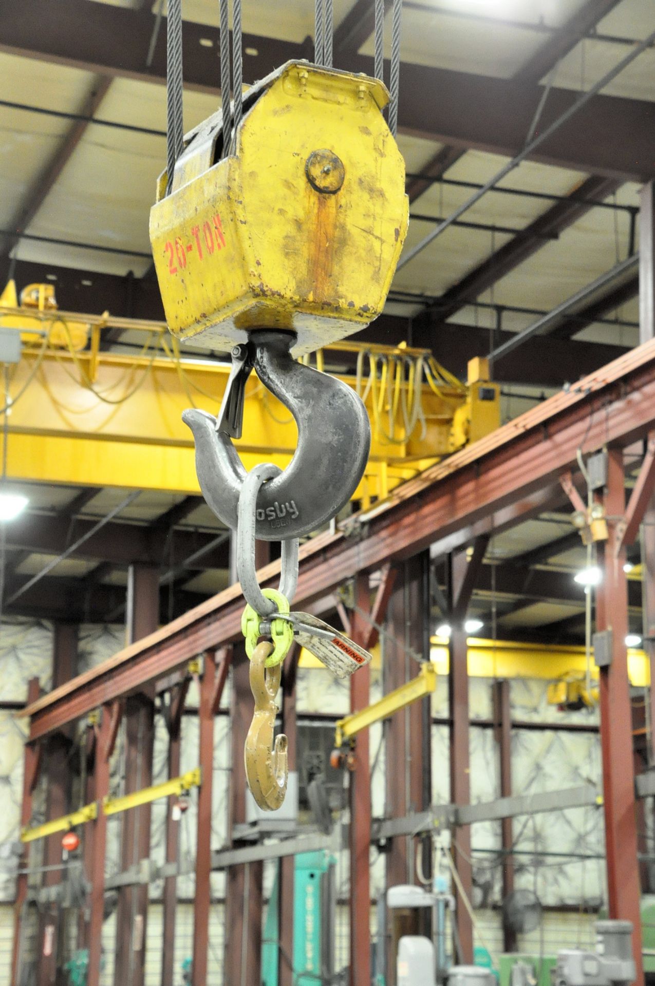 Zenar 20 Ton Overhead Crane, Span and Hoist Only, No Rails, Pendant Control, Overhung Crane and - Image 5 of 6