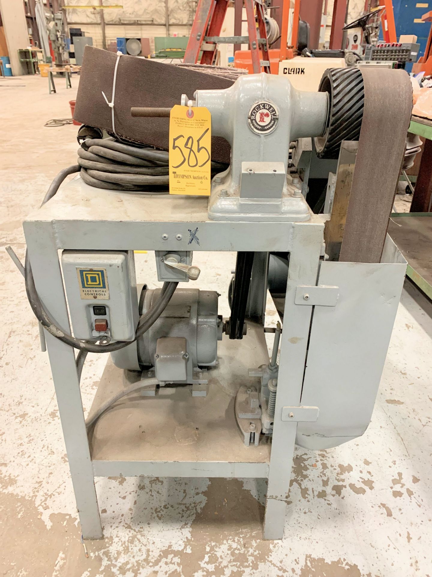 Rockwell 1-438 Vertical Belt Sander, 4", Currently has 3" Belt Installed