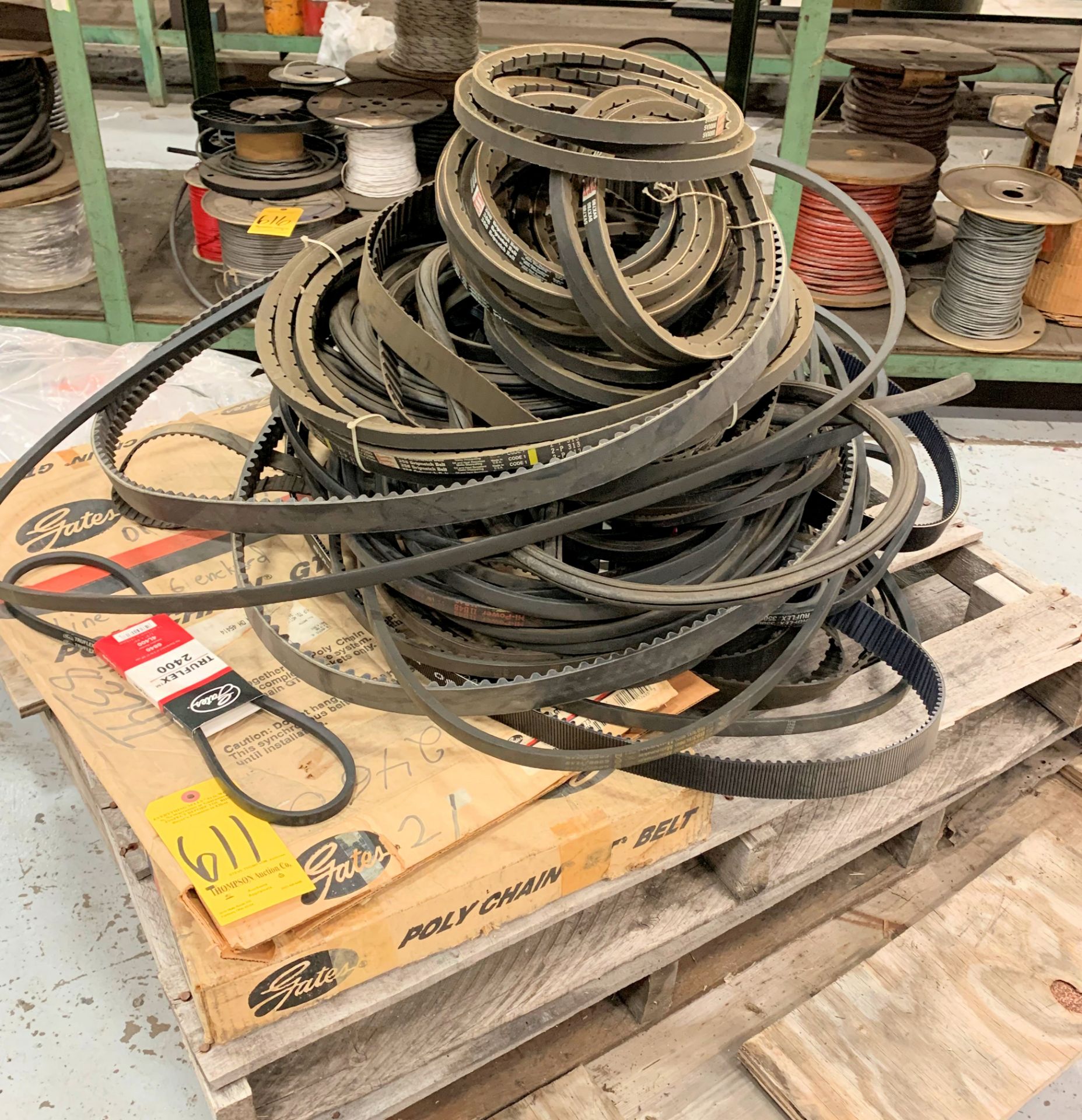 Lot-Various Drive Belts on (1) Pallet