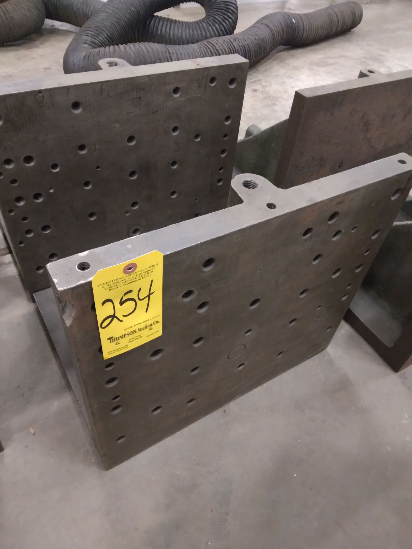 Pair, Tapped Angle Plates, 20 1/4" X 18 1/4" X 16 1/4"
