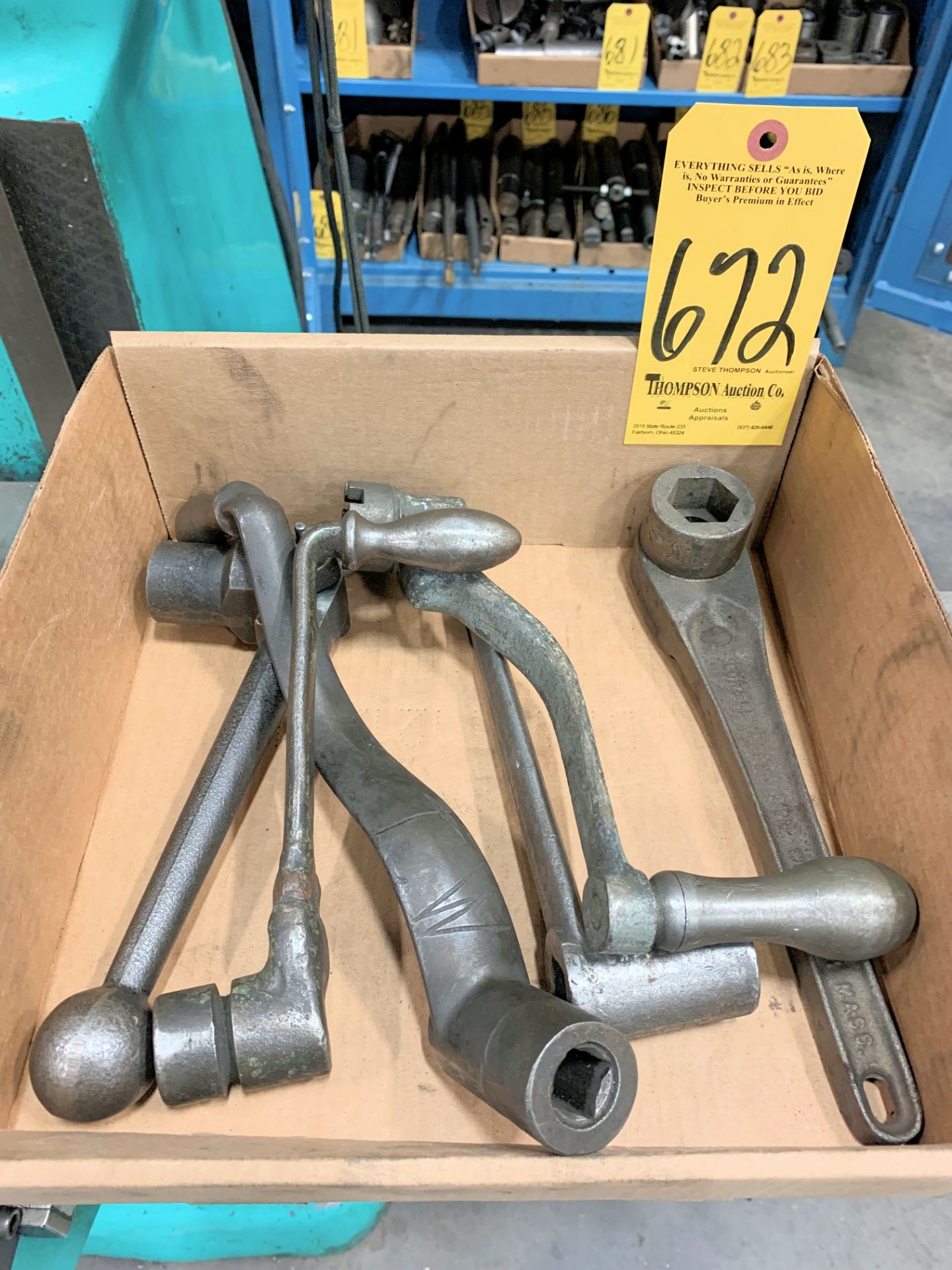 Lot-Machine Vise Handles in (1) Box