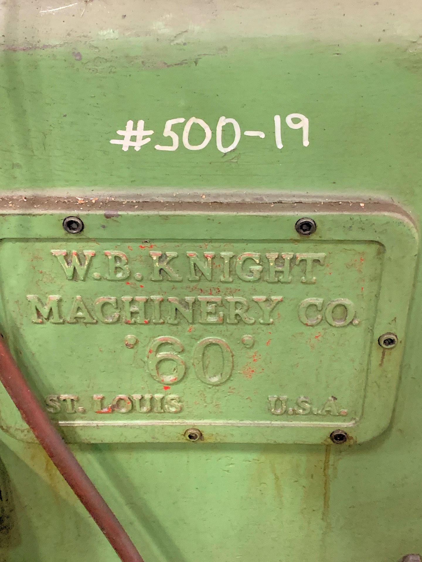Knight Model 60 Vertical Jig Borer, Factory Power Feeds, D.R.O., Loading Fee $350 - Image 6 of 6