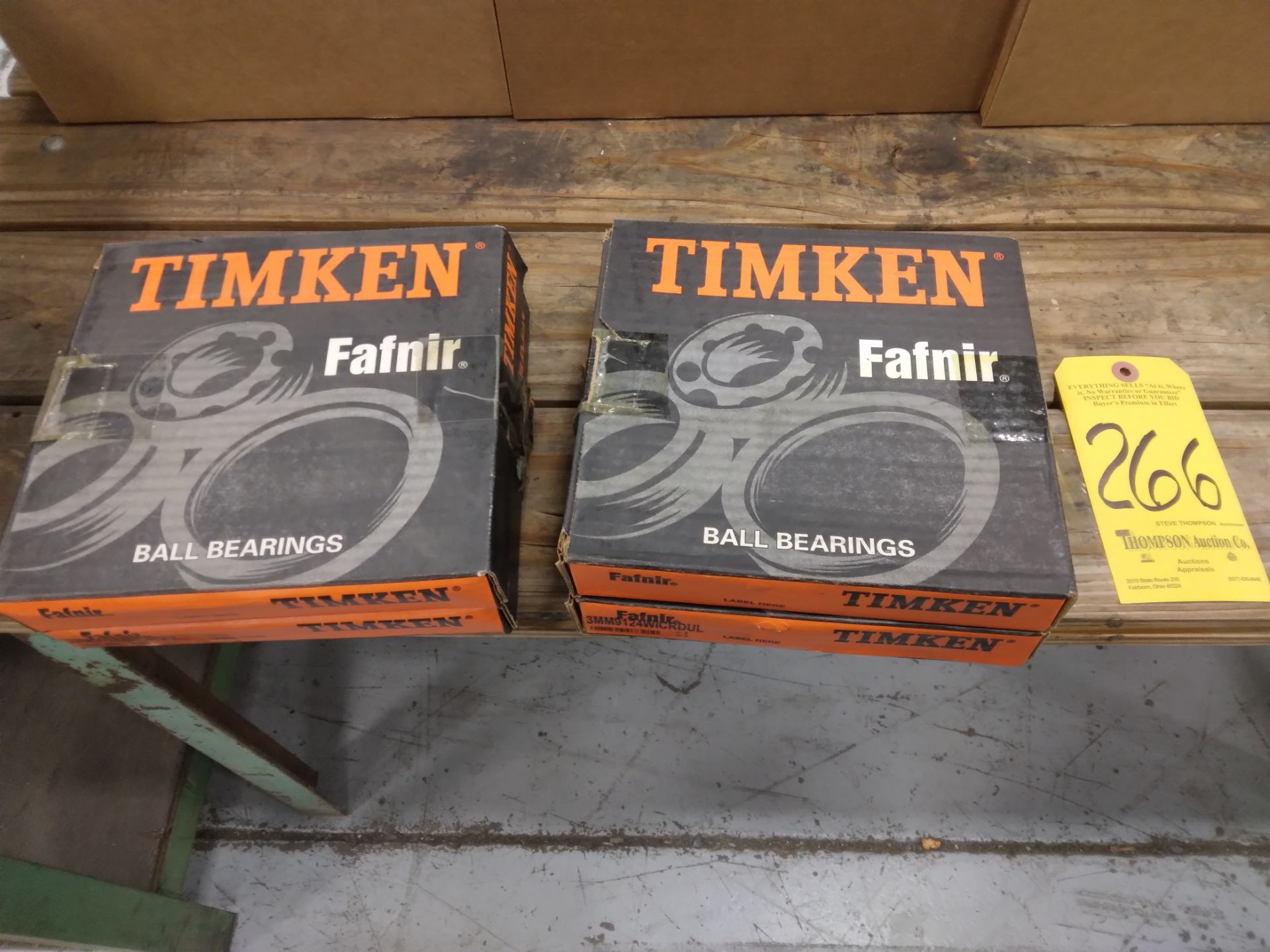 (4) Timken Ball Bearings, #3MM9124WICRDUL