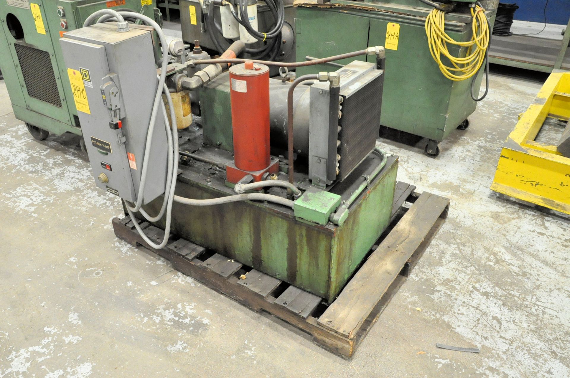 Hydraulic Unit, 7 1/2-HP Motor on (1) Pallet