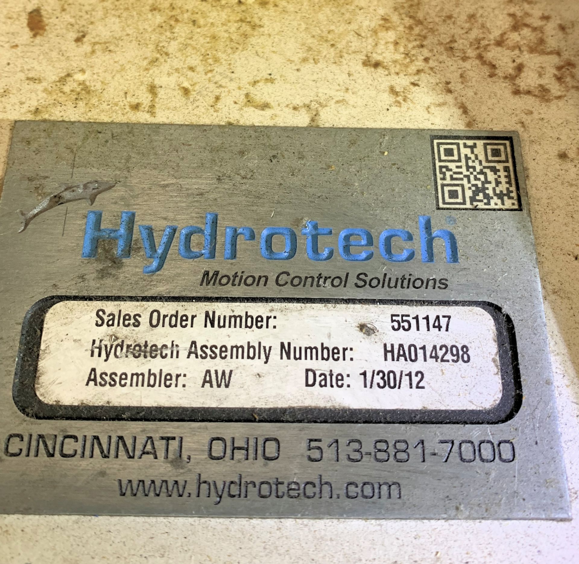 Hydrotech 551147, Hydraulic Unit, 7.5-HP Motor - Image 2 of 3