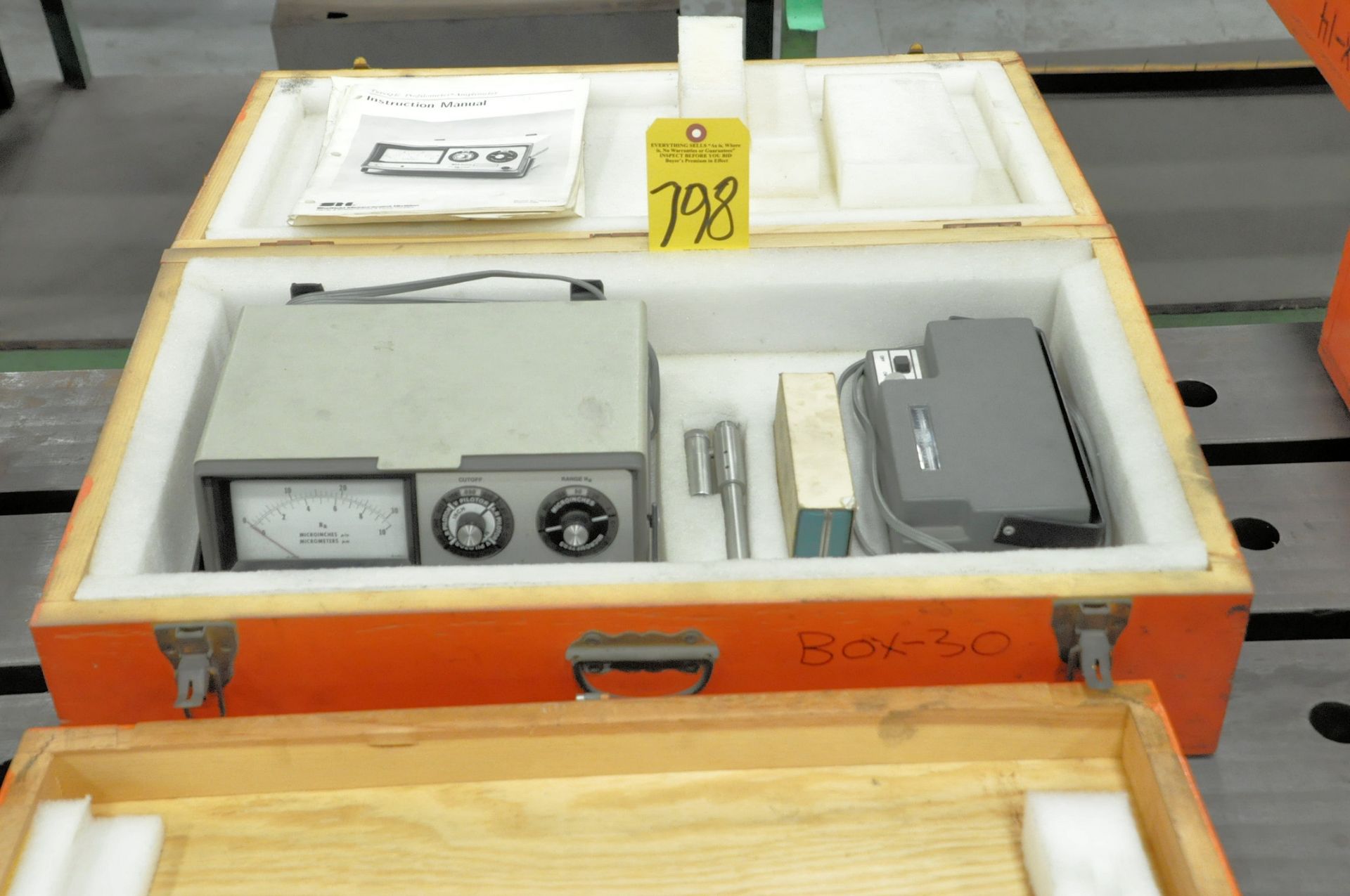 Sheffield Type QE Profilometer Amplimeter with Case