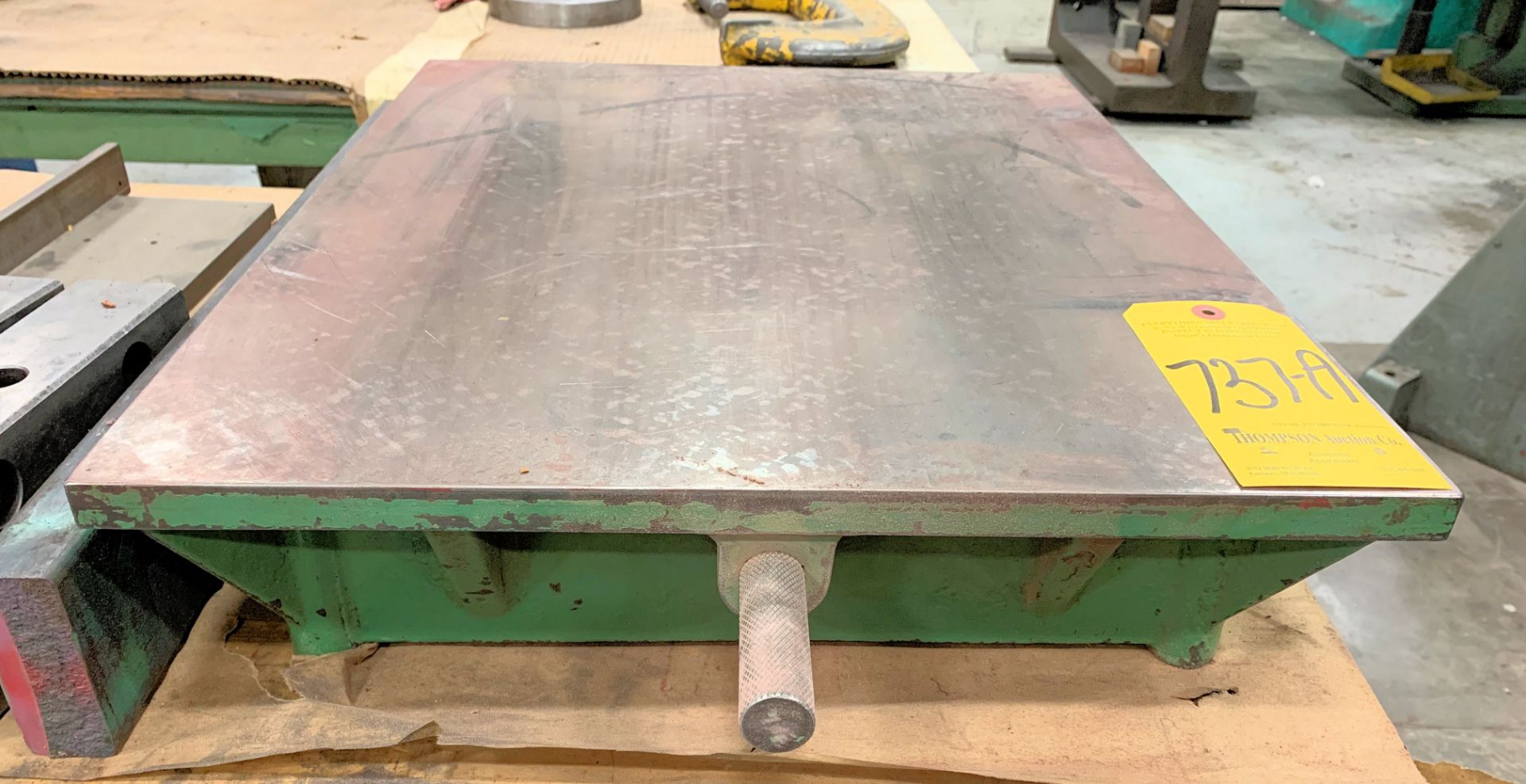 18" x 22" Cast Iron Surface Plate, (Contents Not Included)