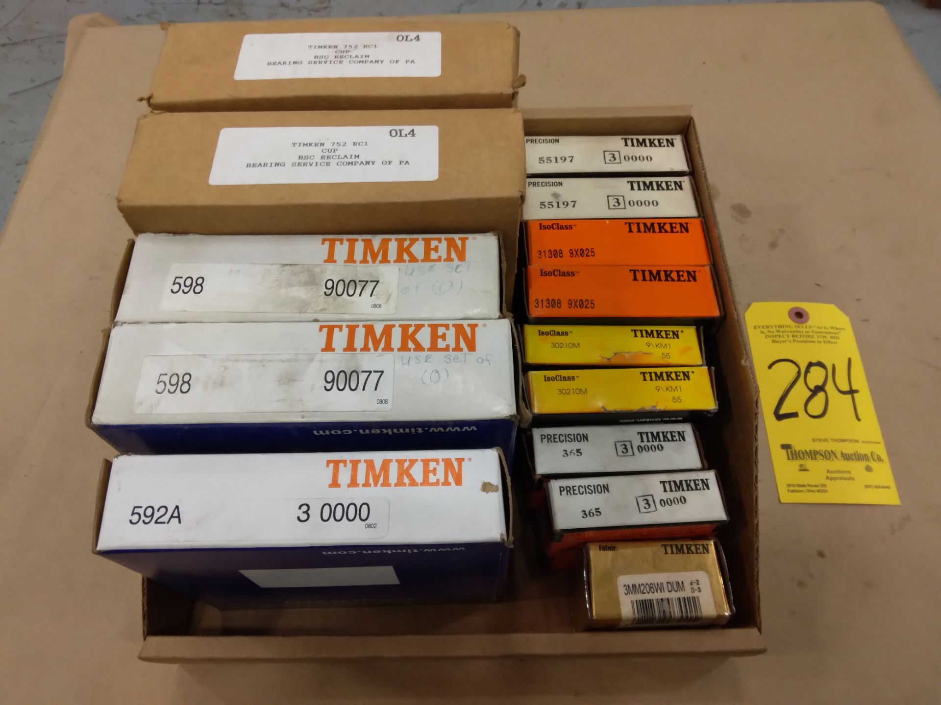 Lot, (14) Timken Bearings