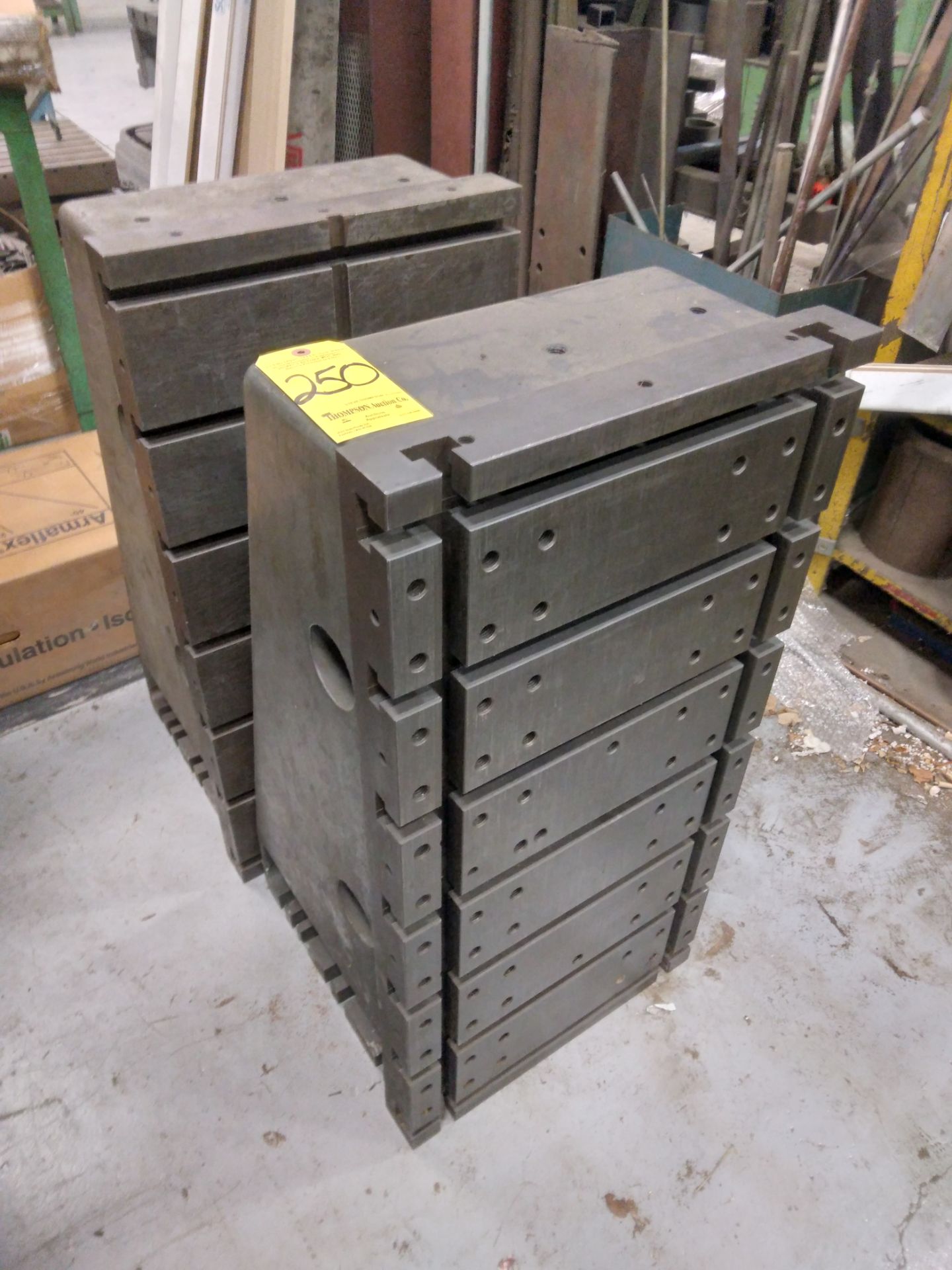 Pair, T-Slotted Angle Plates, 16" X 53 1/4" X 23 1/2"