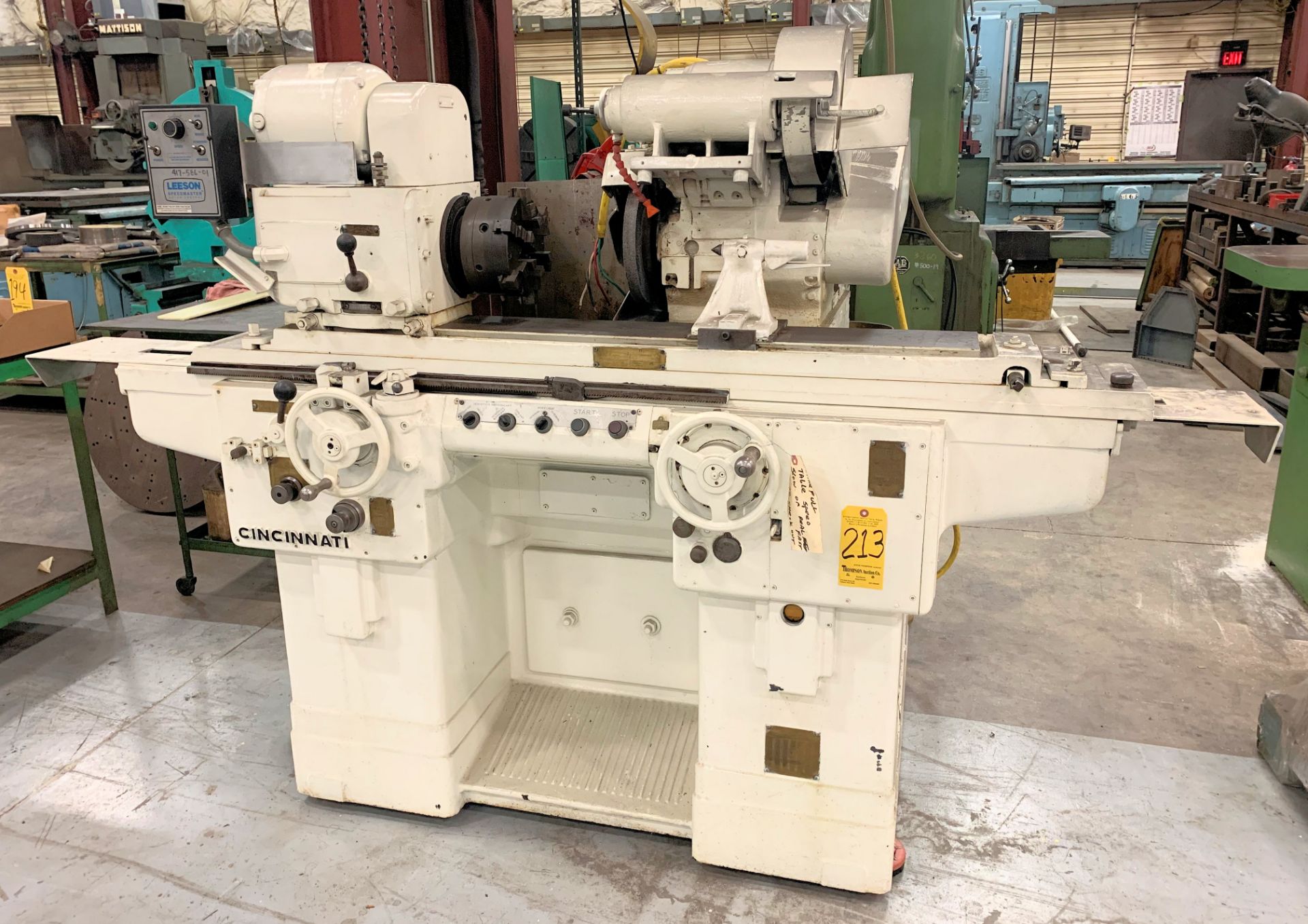 Cincinnati 12" X 24" ID/OD Cylindrical Grinder, s/n 4U2B15-5, Loading Fee $100 - Image 2 of 5