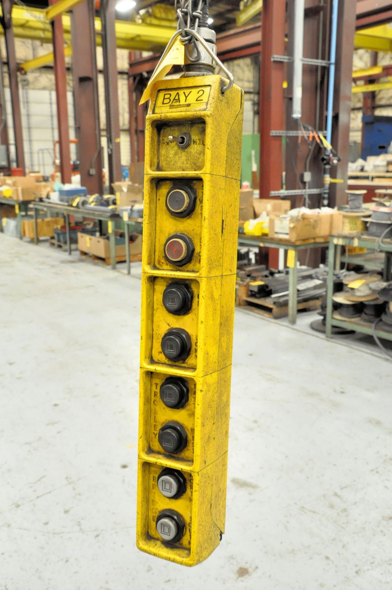 Zenar 20 Ton Overhead Crane, Span and Hoist Only, No Rails, Pendant Control, Overhung Crane and - Image 6 of 6