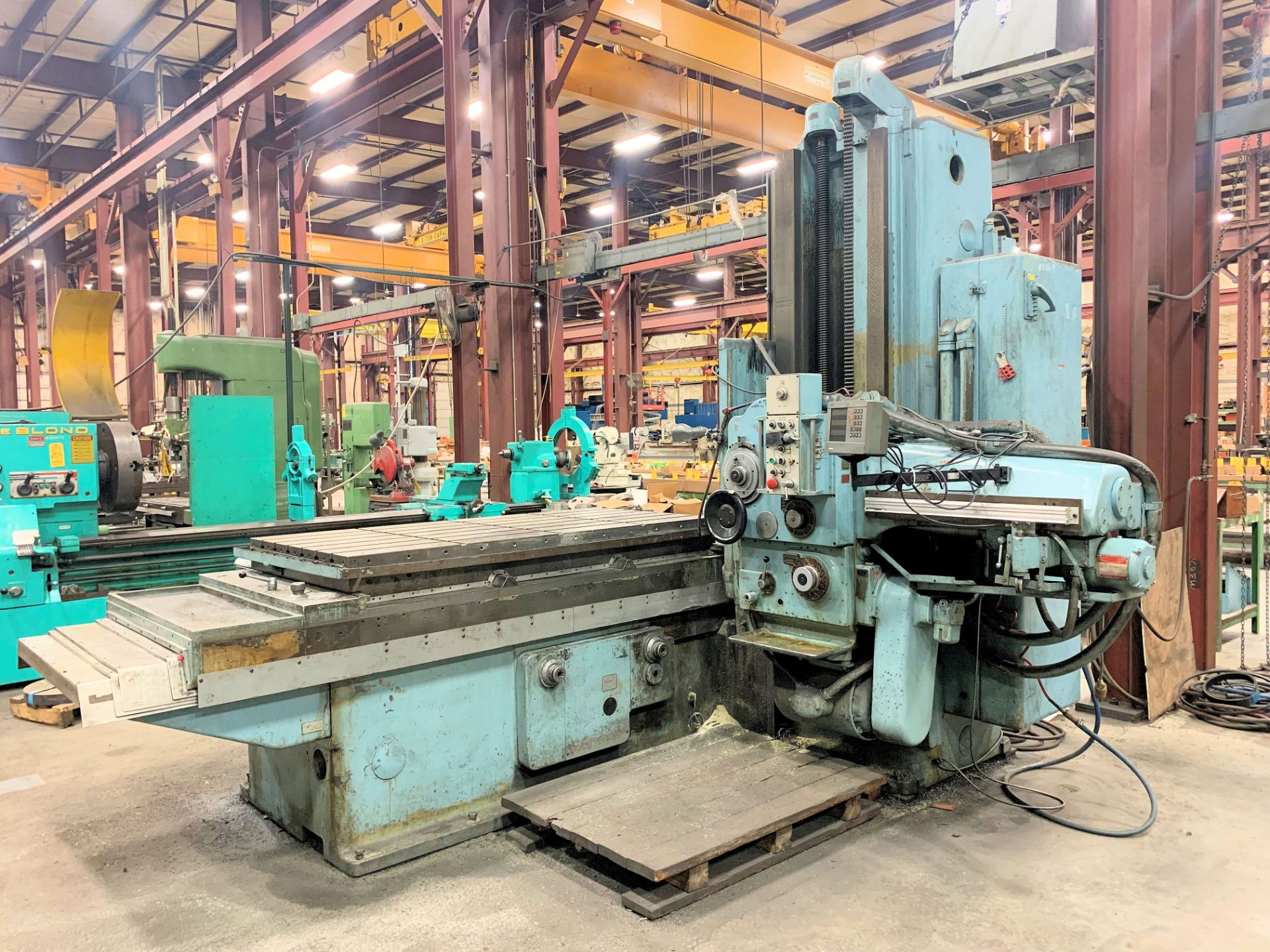 Devlieg Model 3H-72 Horizontal Jig Mill, 3” Spindle,s/n 9003, 40 Taper, 35” X 72” Table, 72” Table - Image 4 of 9